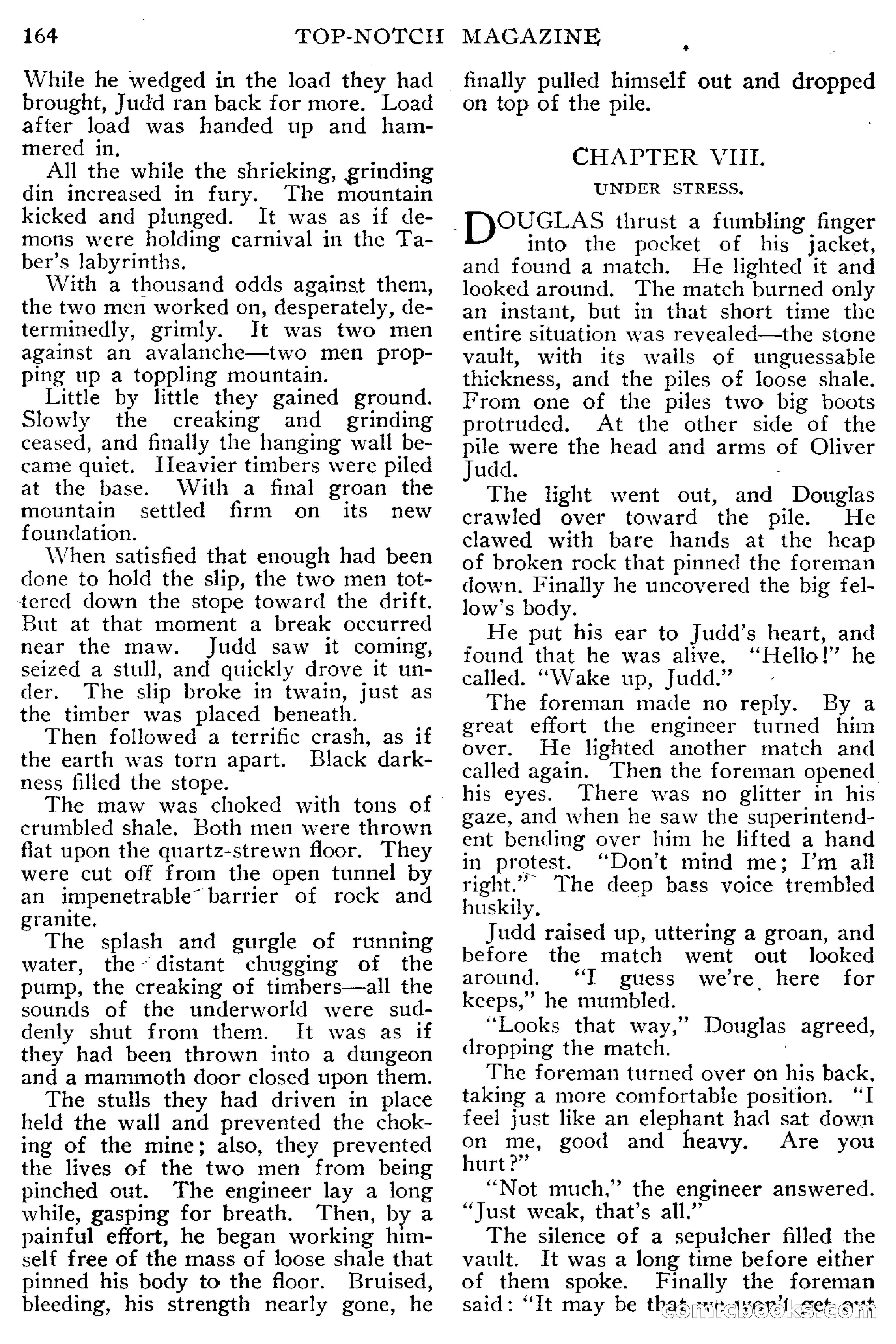 Top-Notch Magazine, March 1913 — page 170 of 204