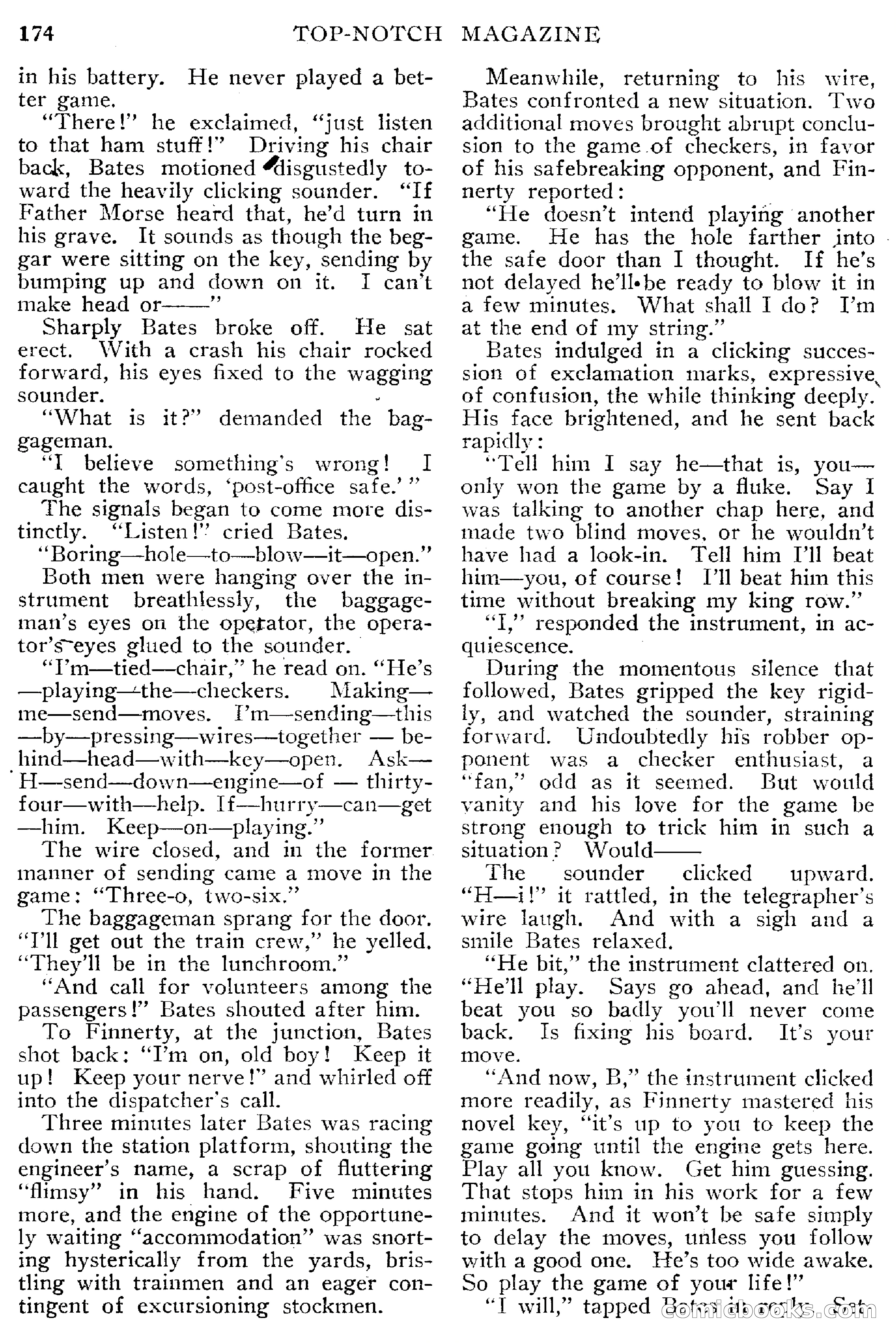 Top-Notch Magazine, March 1913 — page 180 of 204