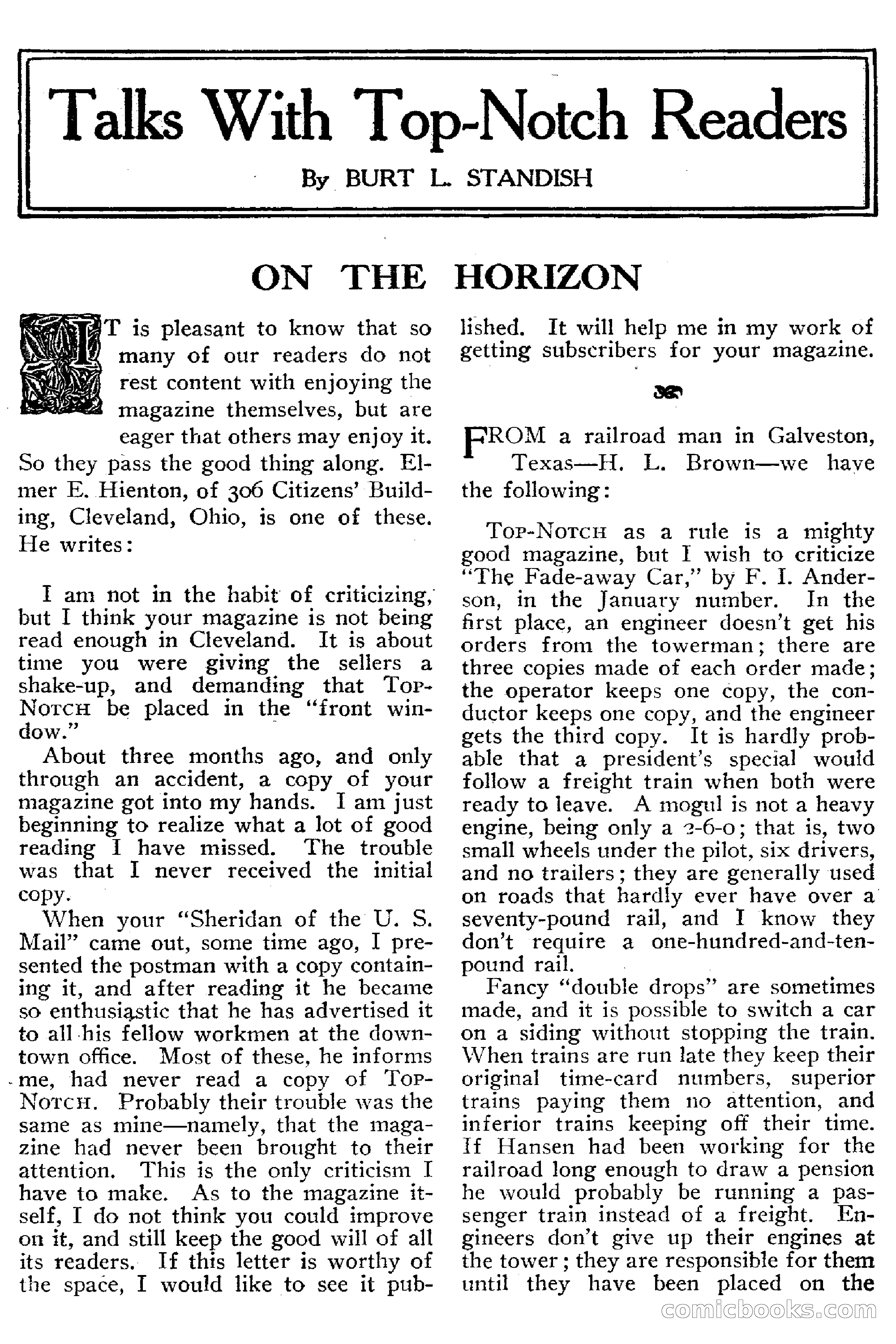 Top-Notch Magazine, March 1913 — page 197 of 204