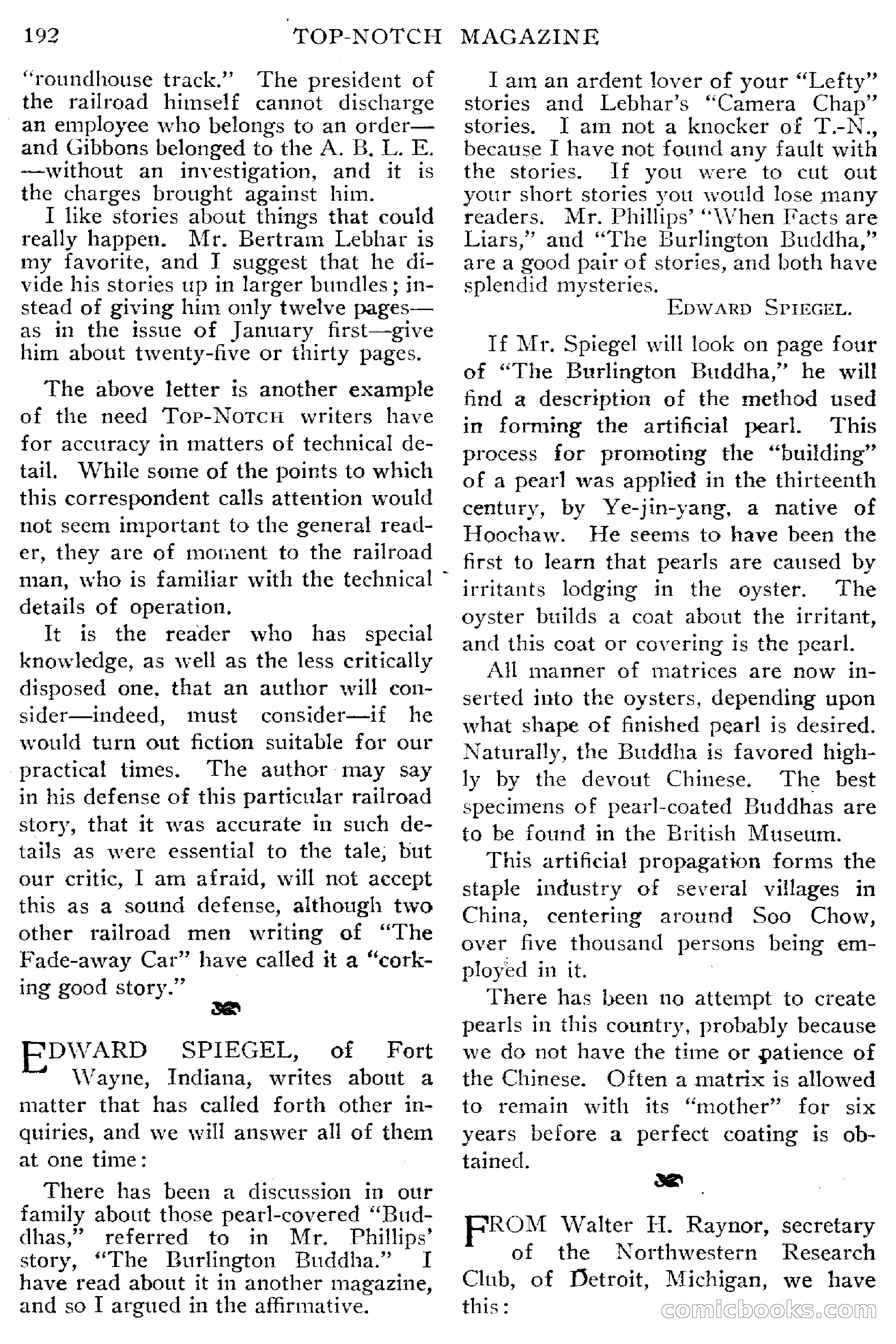 Top-Notch Magazine, March 1913 — page 198 of 204