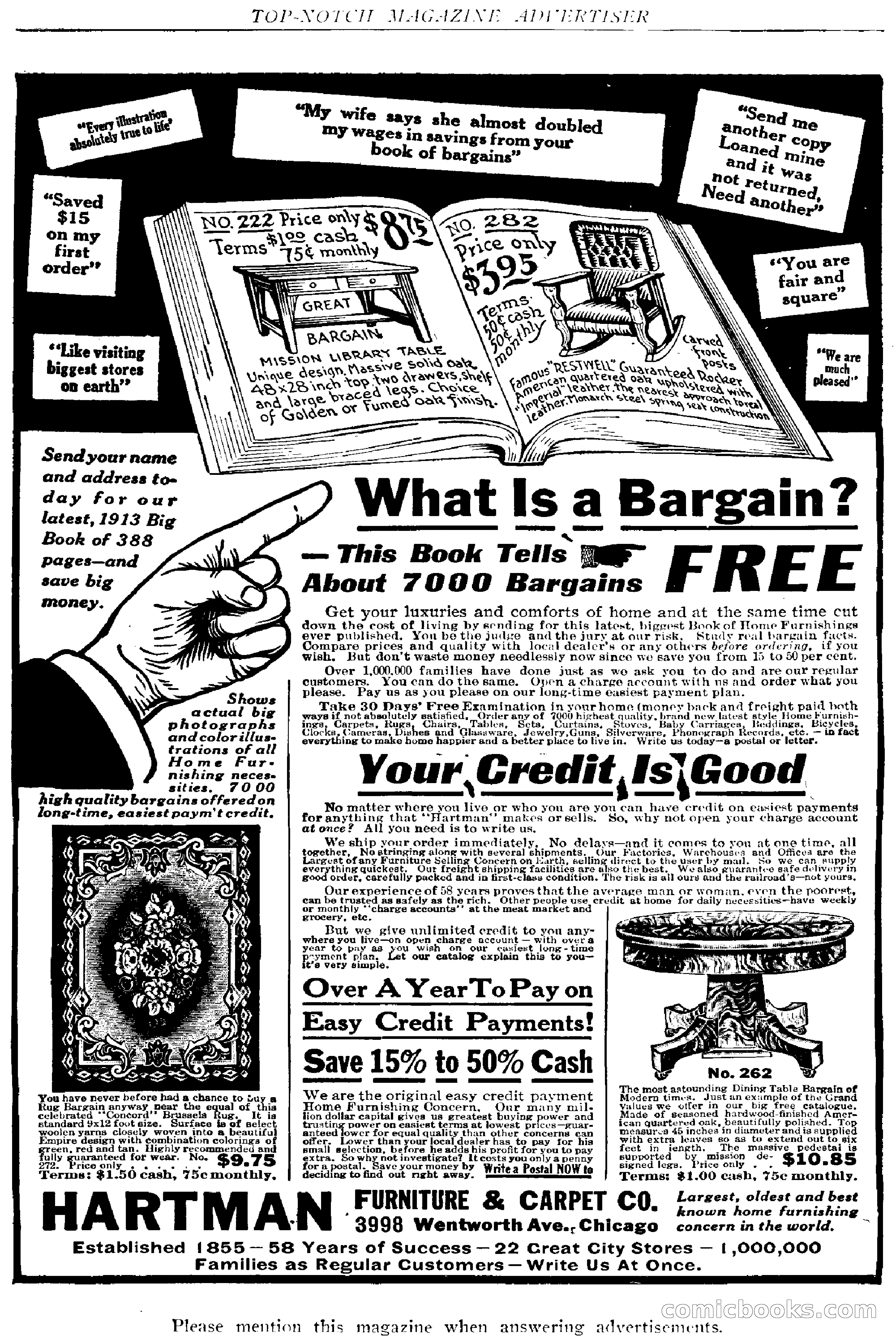 Top-Notch Magazine, March 1913 — page 202 of 204