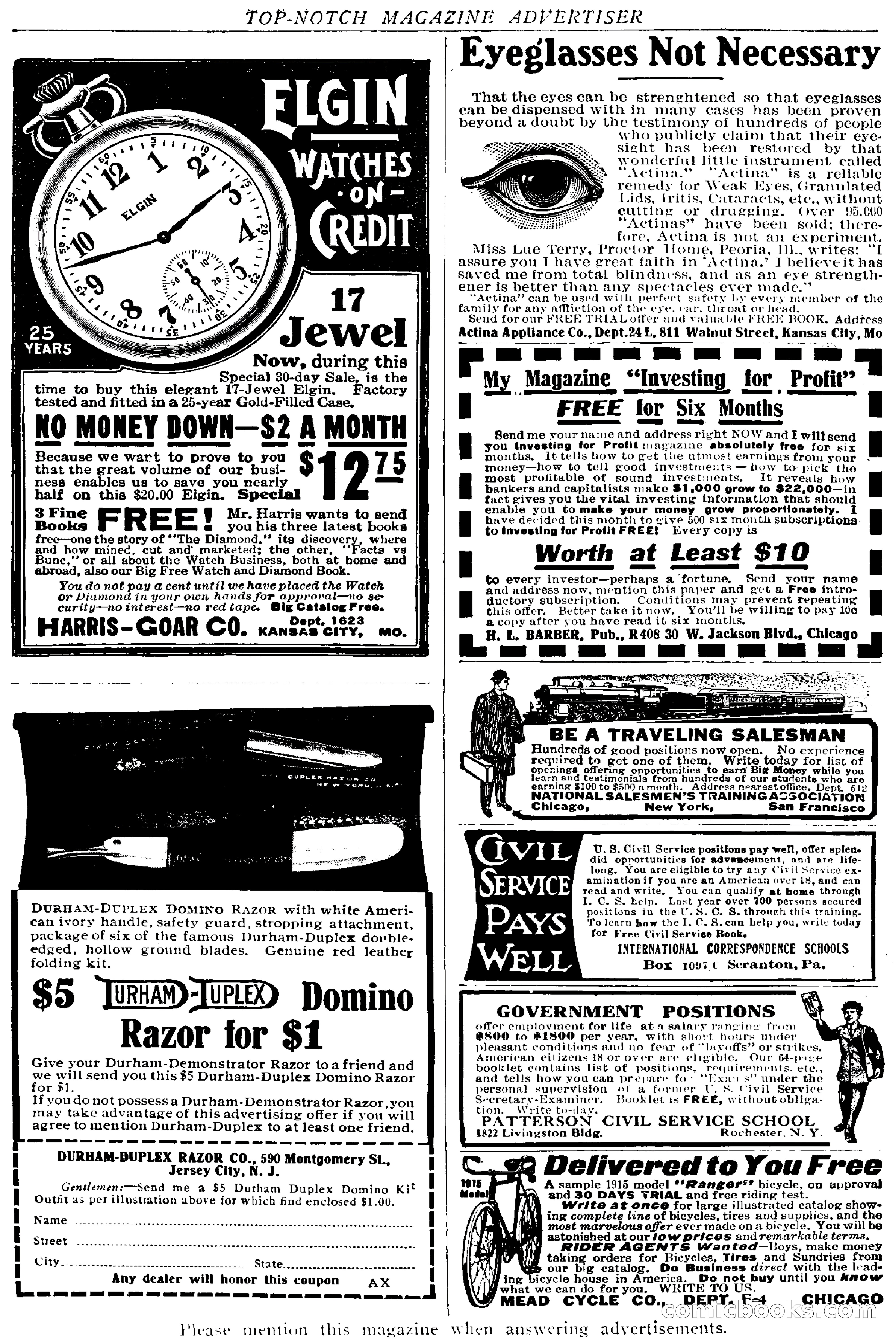 Top-Notch Magazine, May 1, 1915 — page 6 of 232