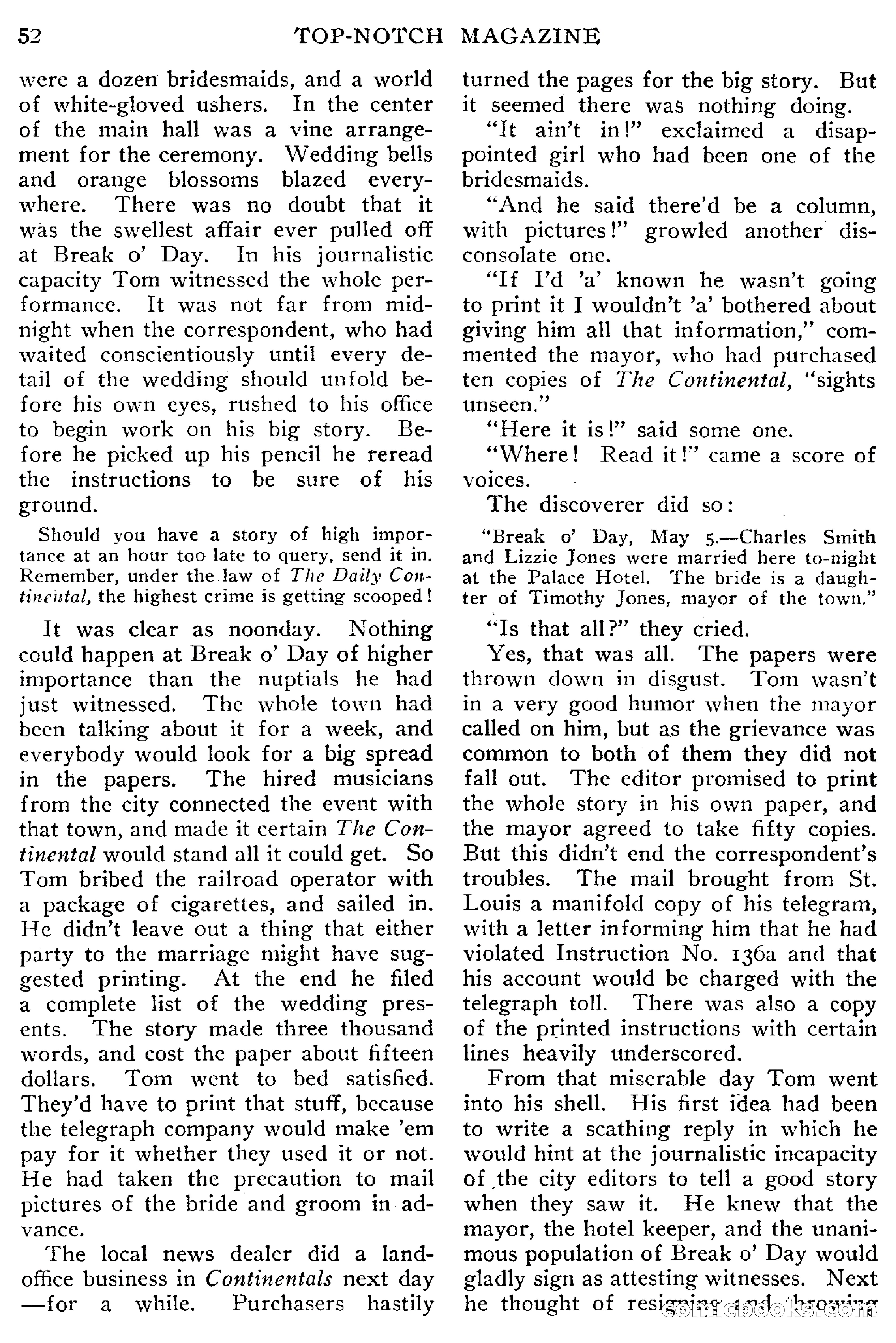 Top-Notch Magazine, May 1, 1915 — page 58 of 232