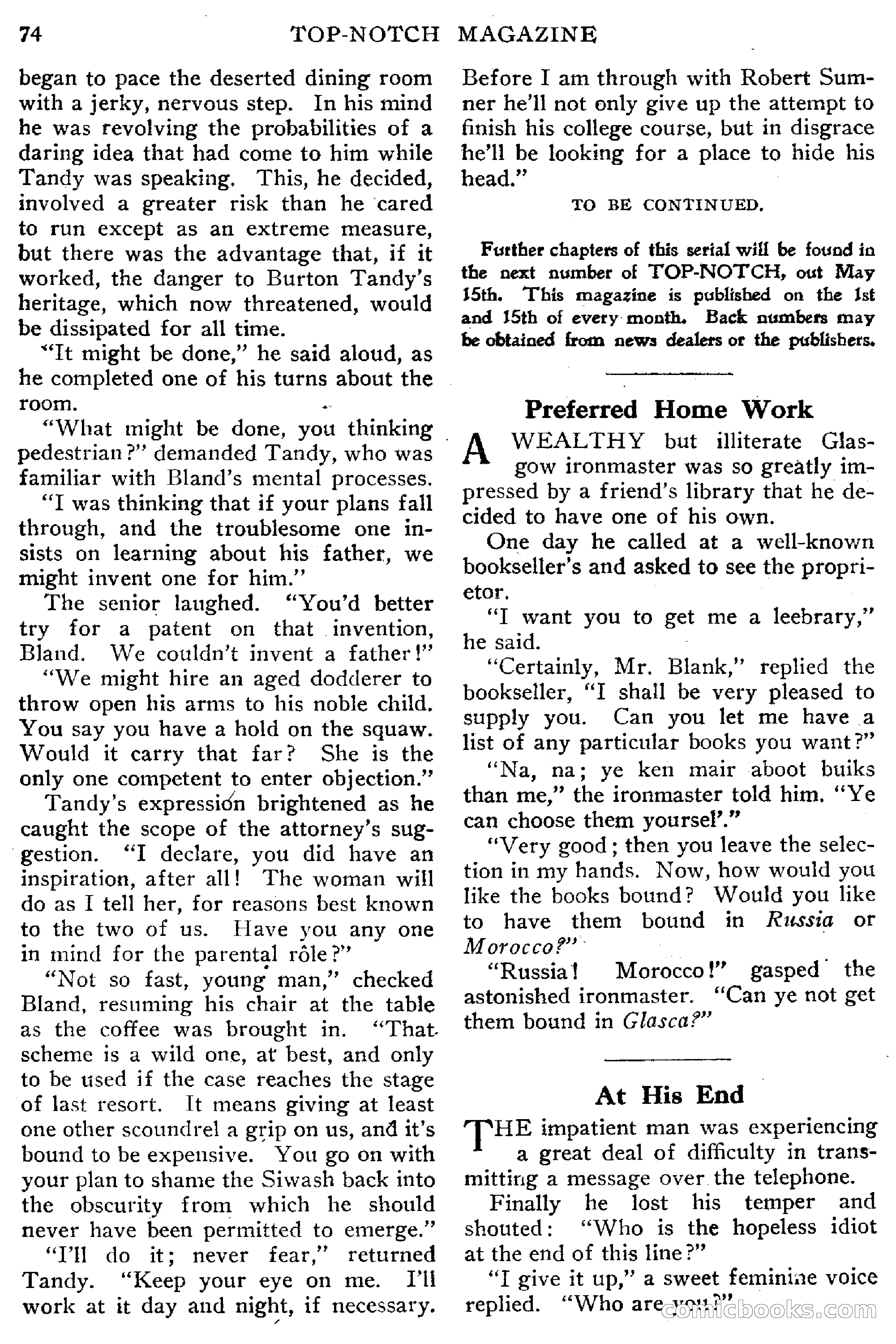Top-Notch Magazine, May 1, 1915 — page 80 of 232