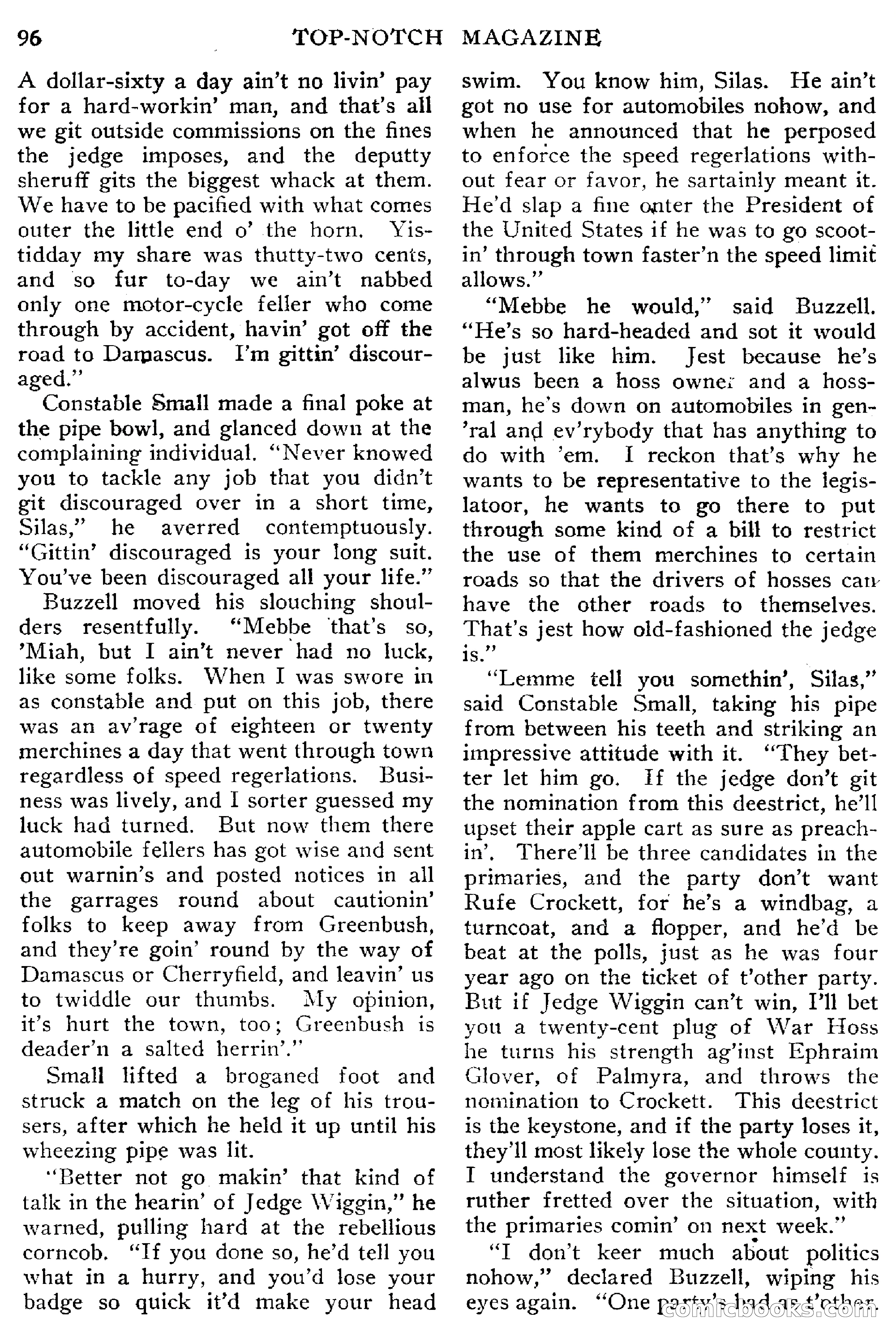 Top-Notch Magazine, May 1, 1915 — page 102 of 232