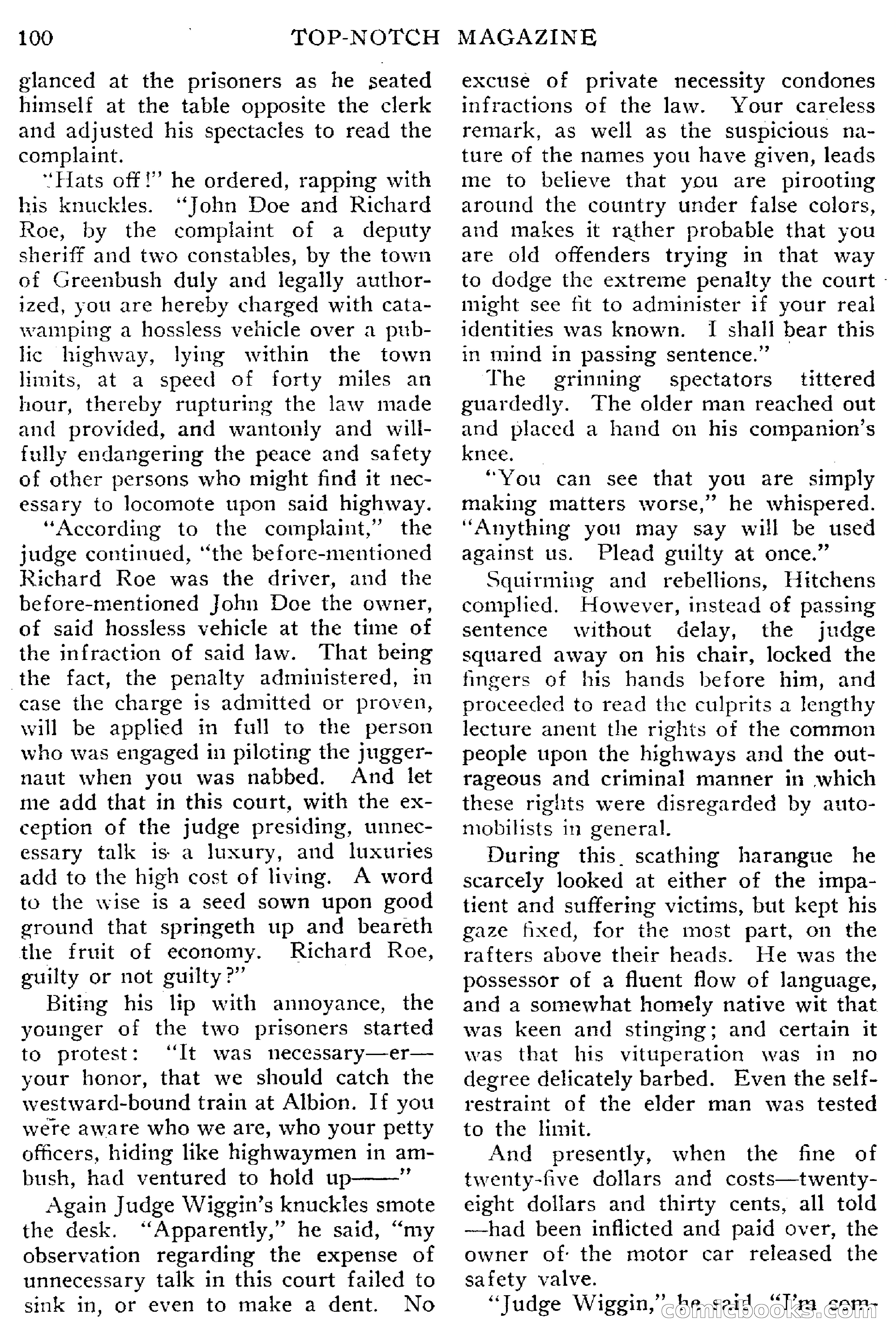 Top-Notch Magazine, May 1, 1915 — page 106 of 232