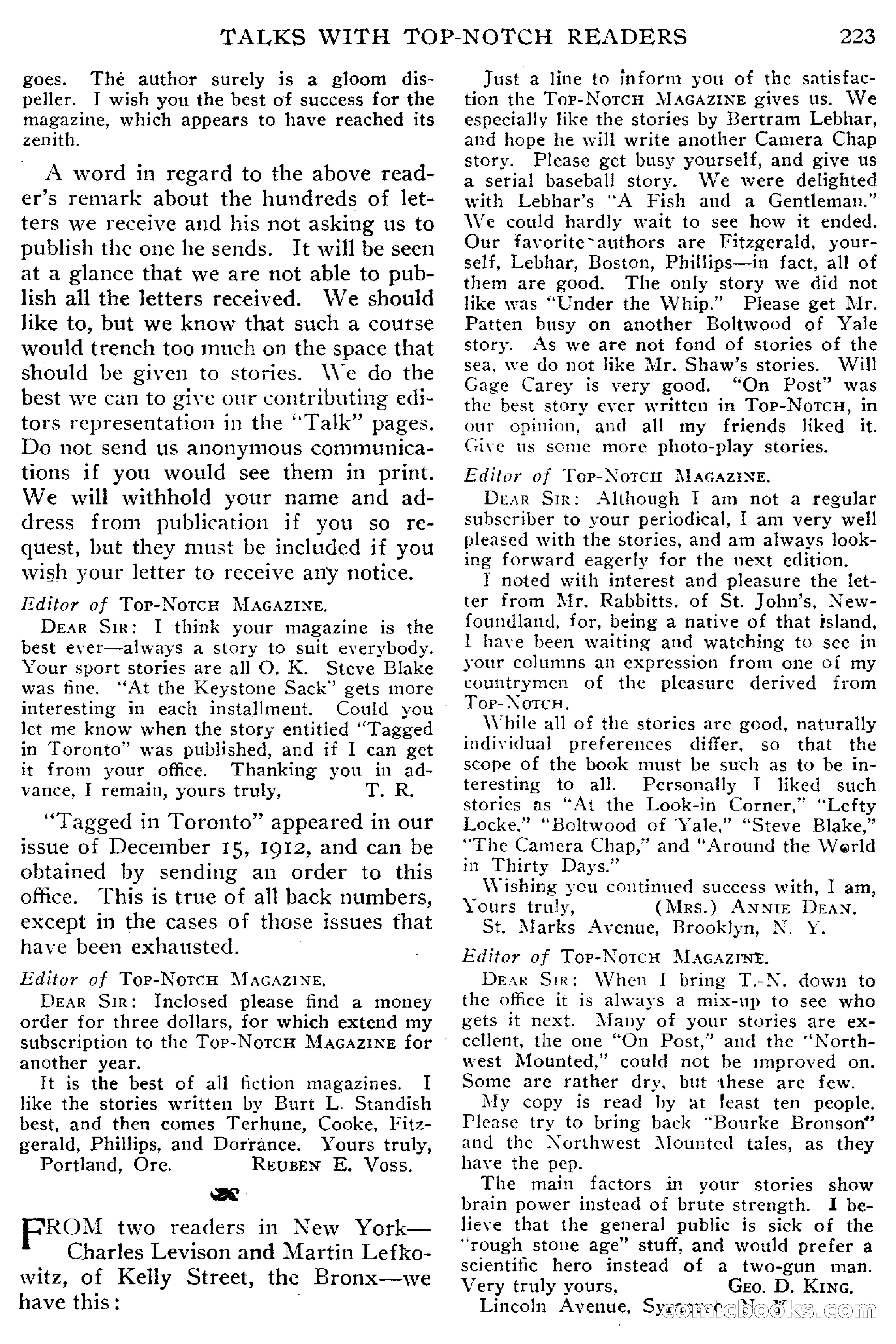 Top-Notch Magazine, May 1, 1915 — page 229 of 232