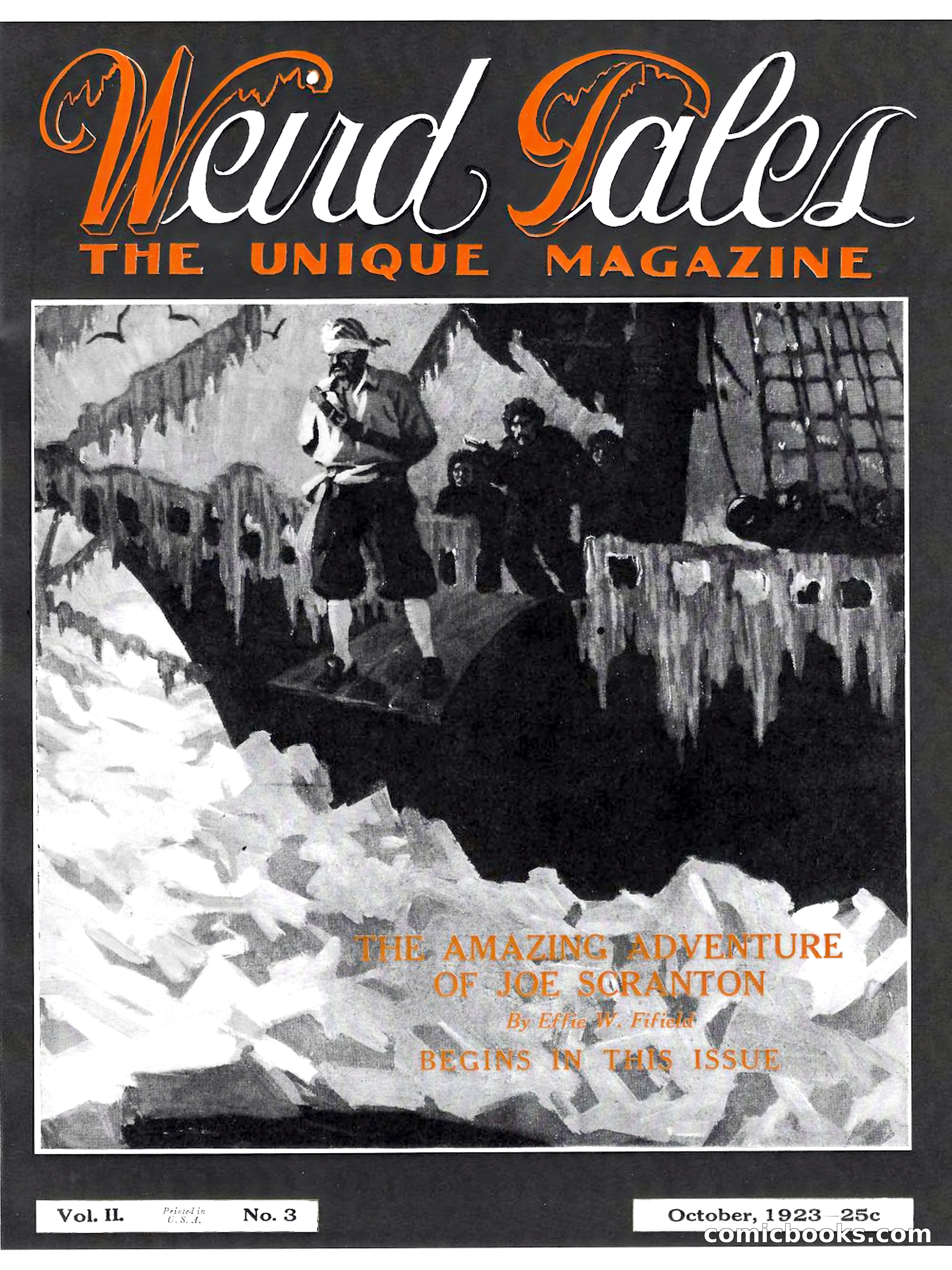 Weird Tales, Vol. II No. 3