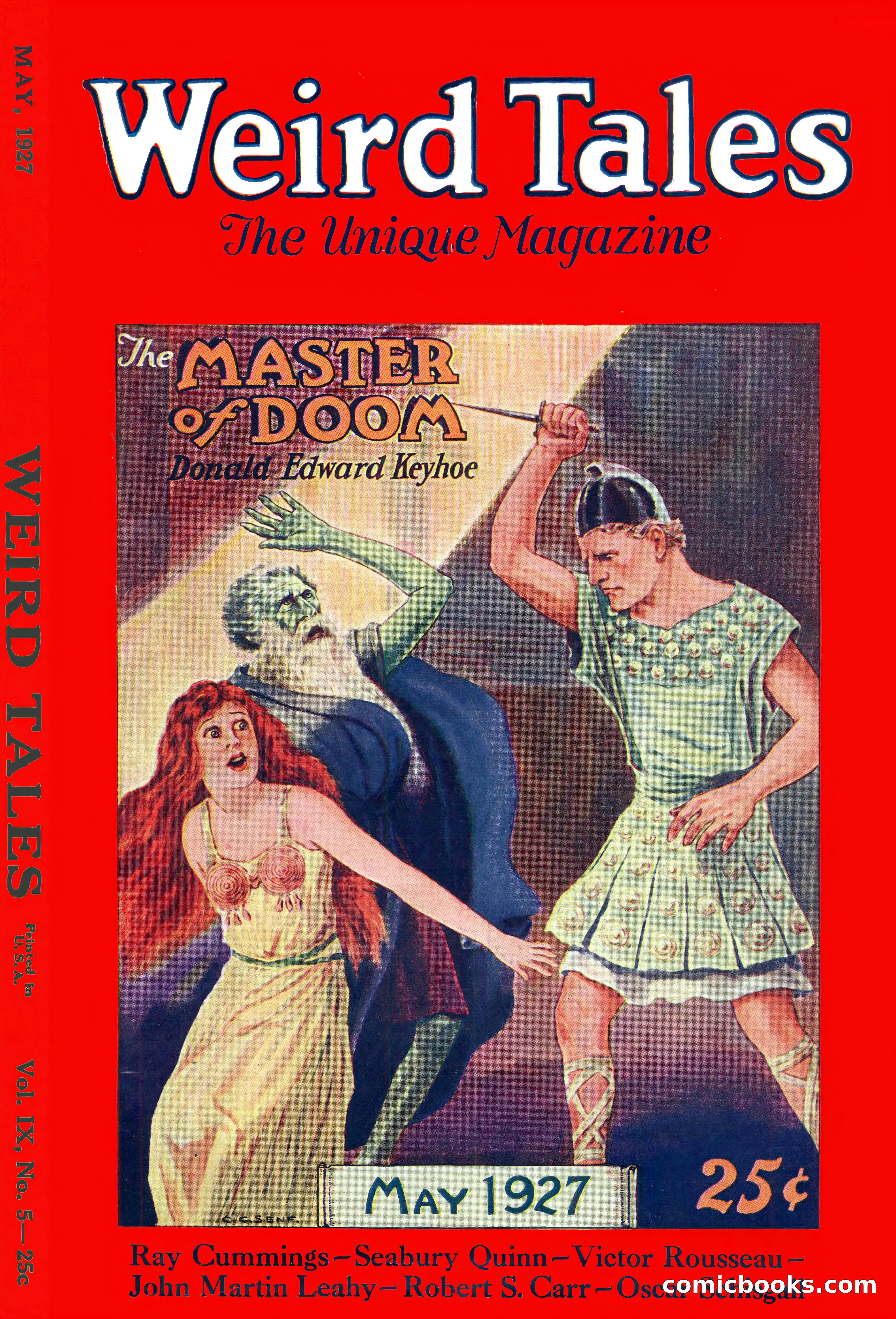 Weird Tales, Vol. IX, No. 5