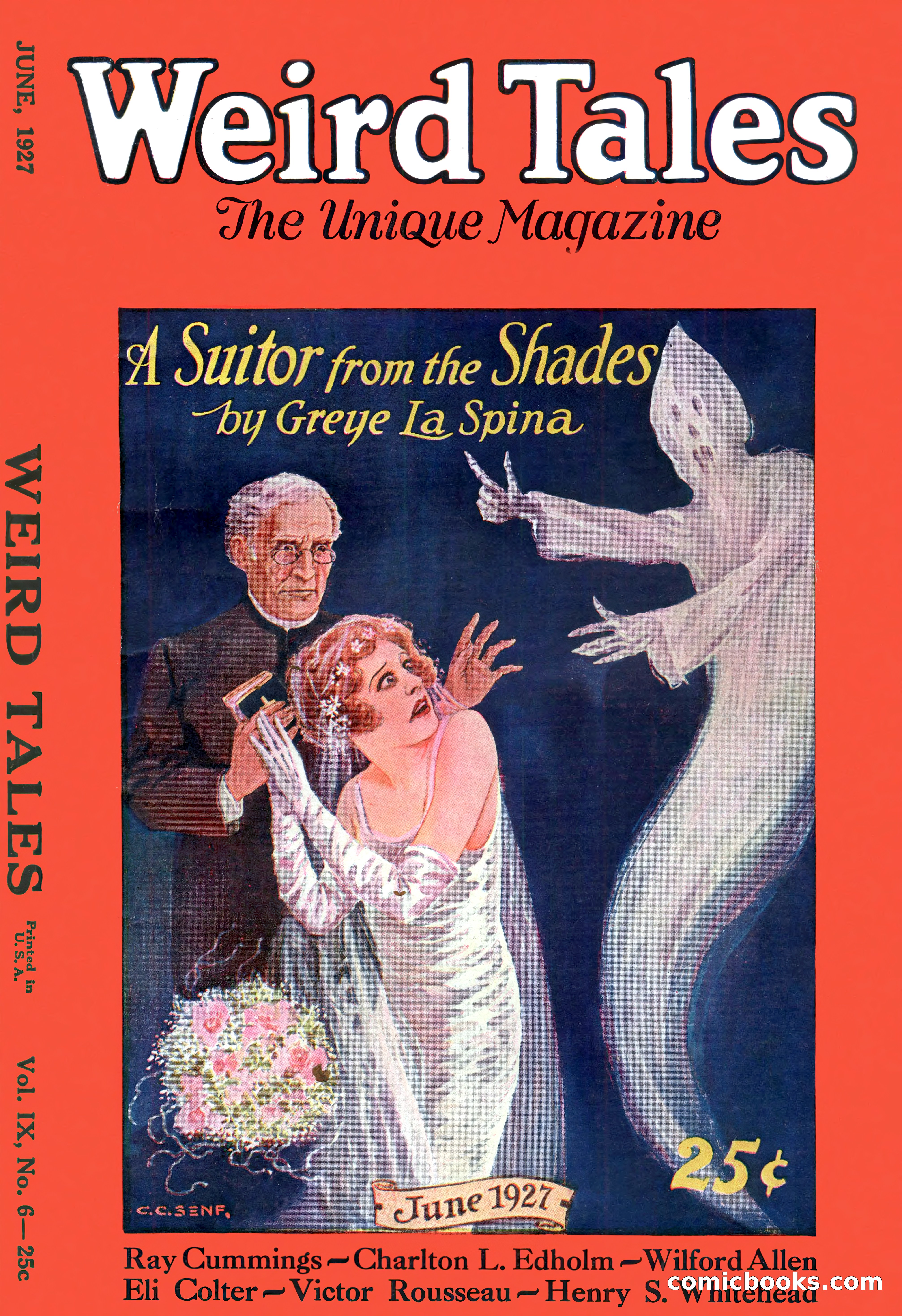 Weird Tales, Vol. IX, No. 6