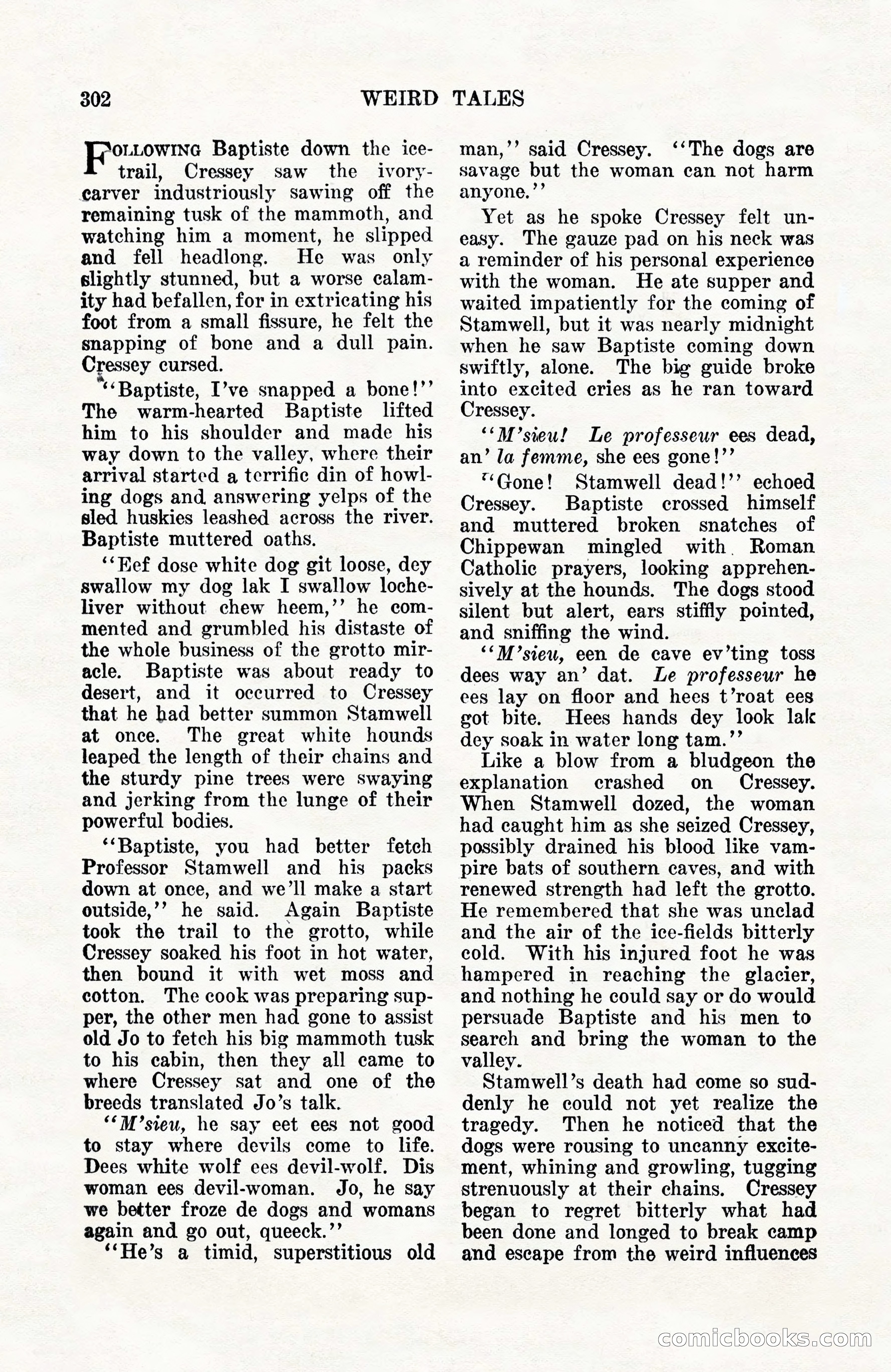 Weird Tales, Vol. 10, No. 3 — page 16 of 148