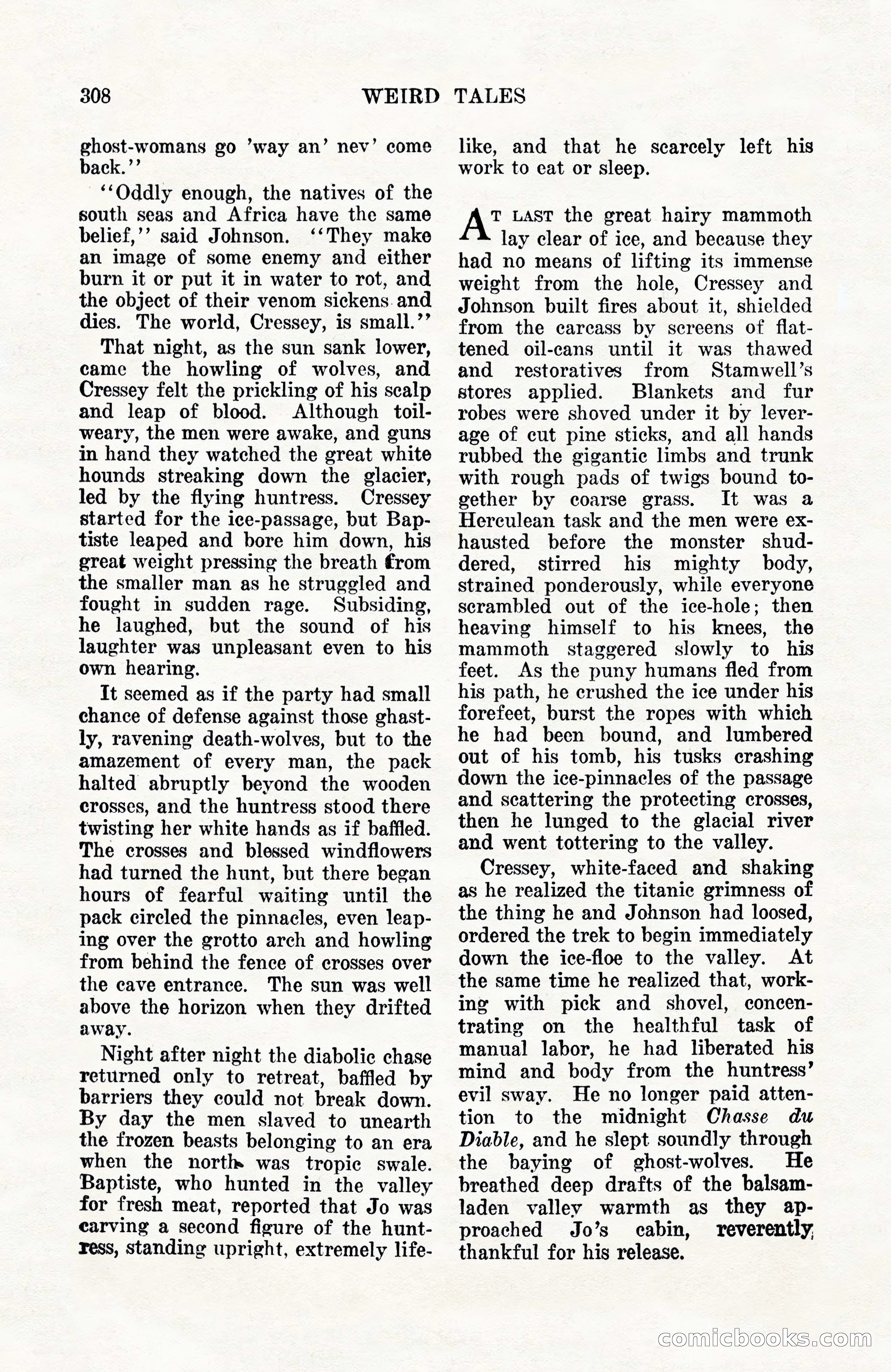 Weird Tales, Vol. 10, No. 3 — page 22 of 148