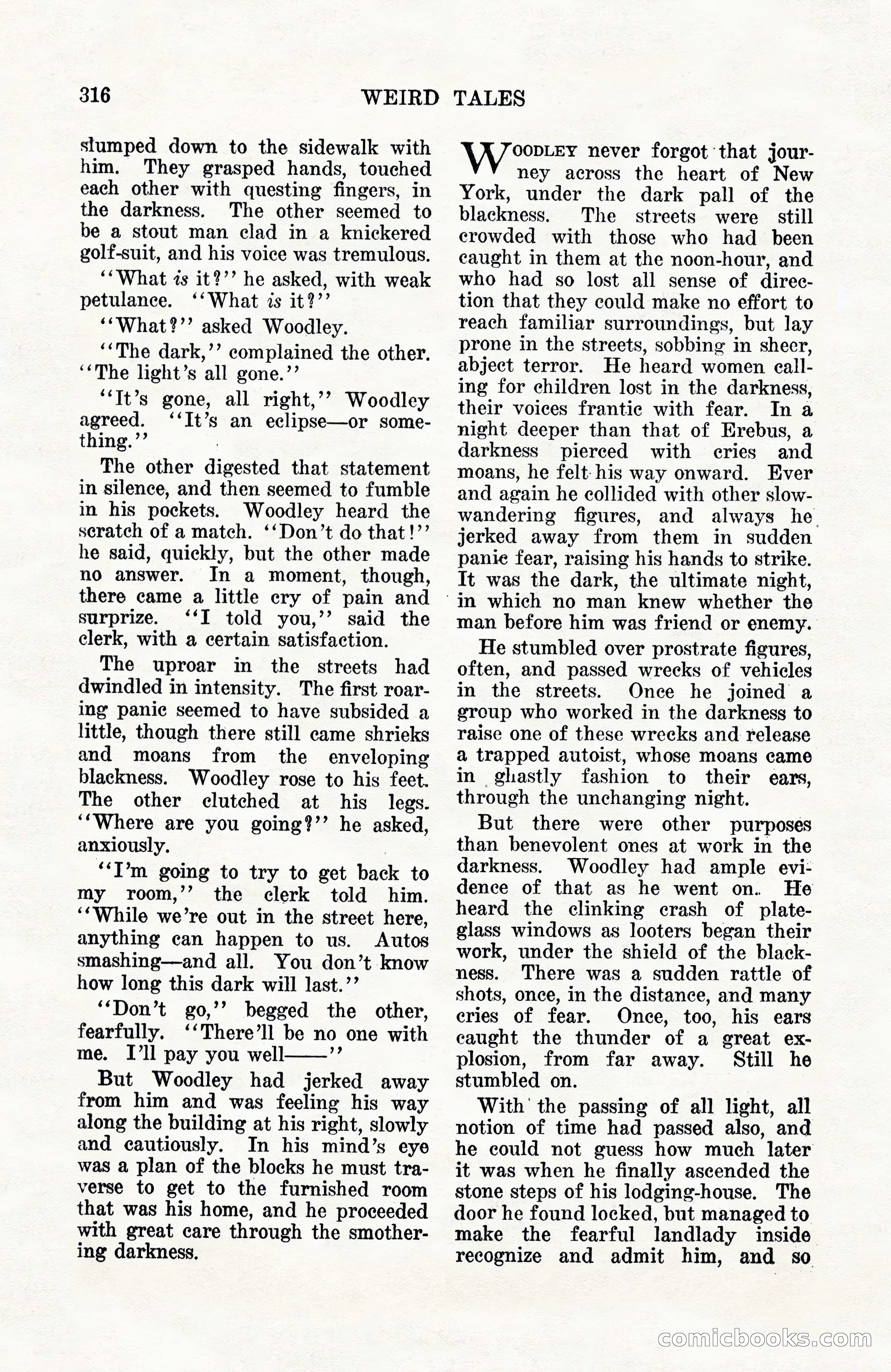 Weird Tales, Vol. 10, No. 3 — page 30 of 148