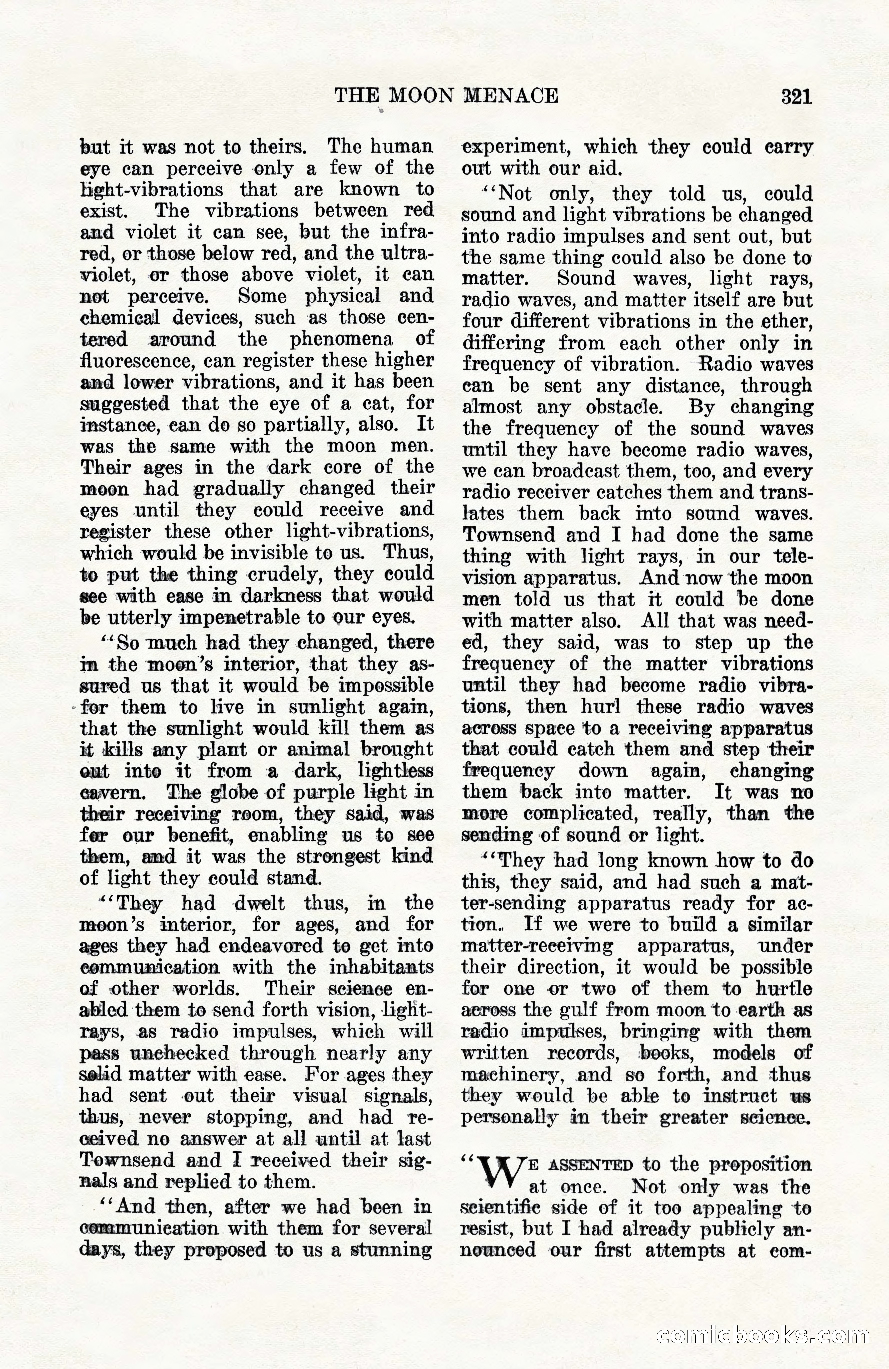 Weird Tales, Vol. 10, No. 3 — page 35 of 148