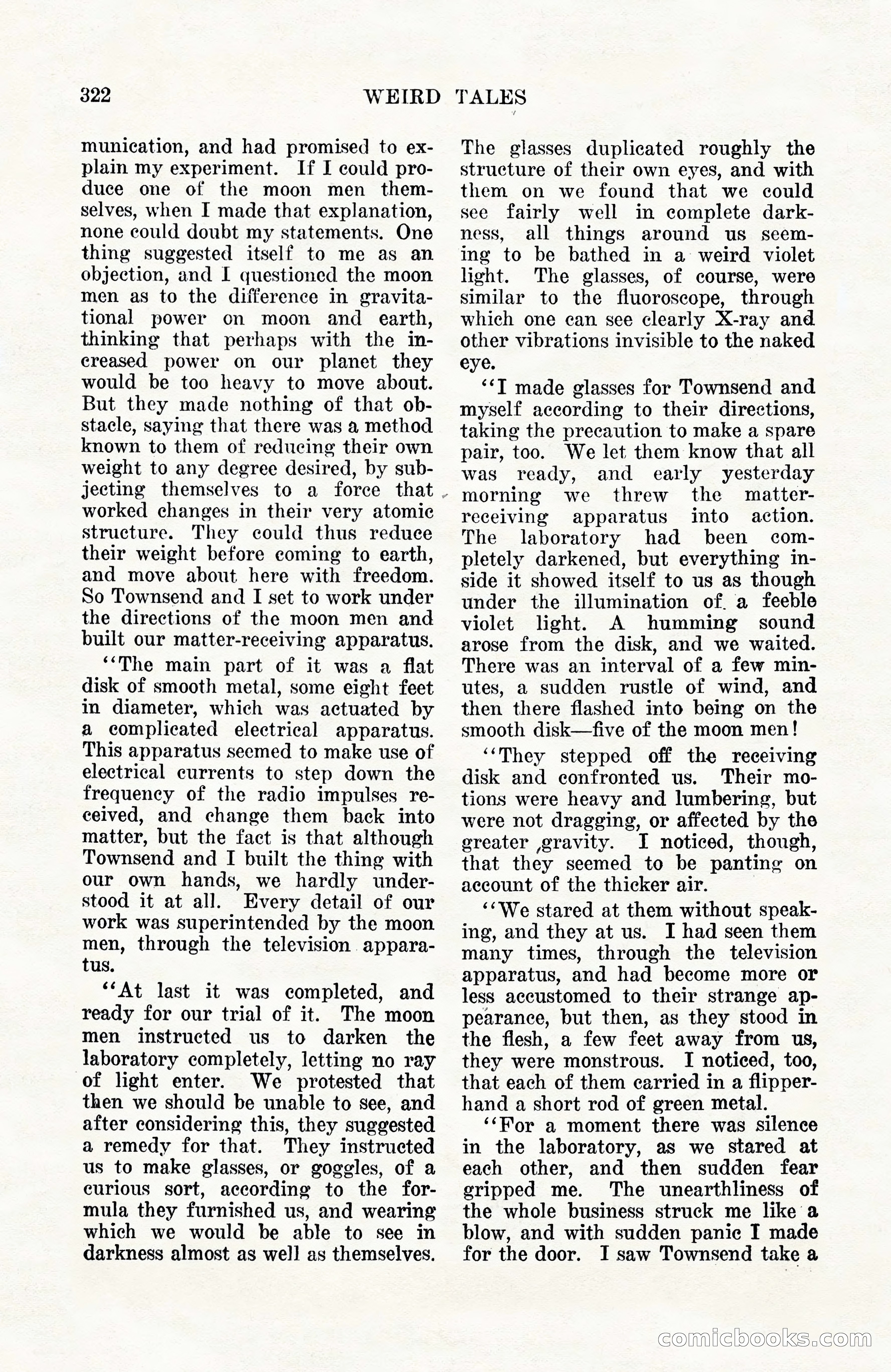 Weird Tales, Vol. 10, No. 3 — page 36 of 148