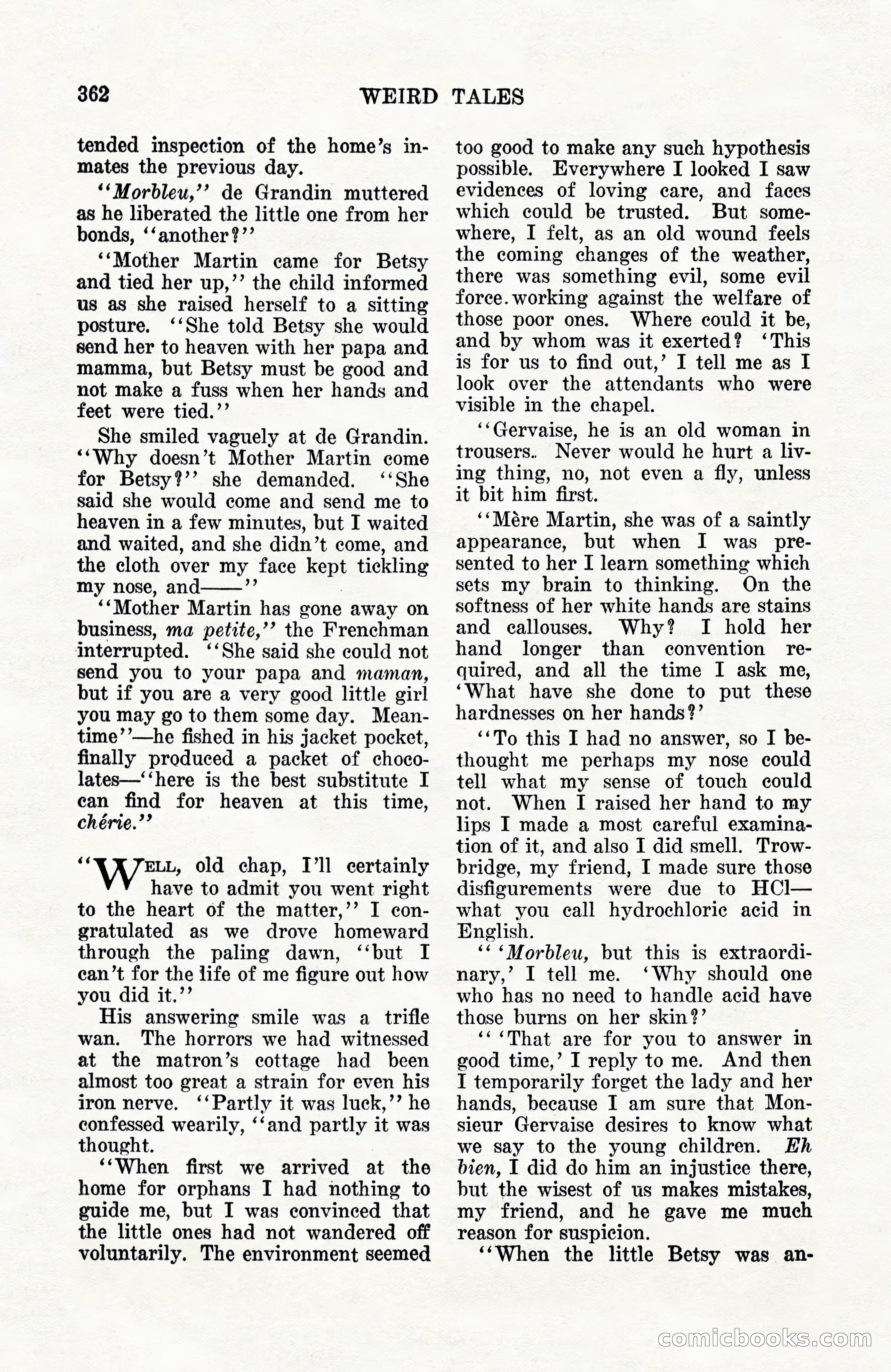 Weird Tales, Vol. 10, No. 3 — page 76 of 148