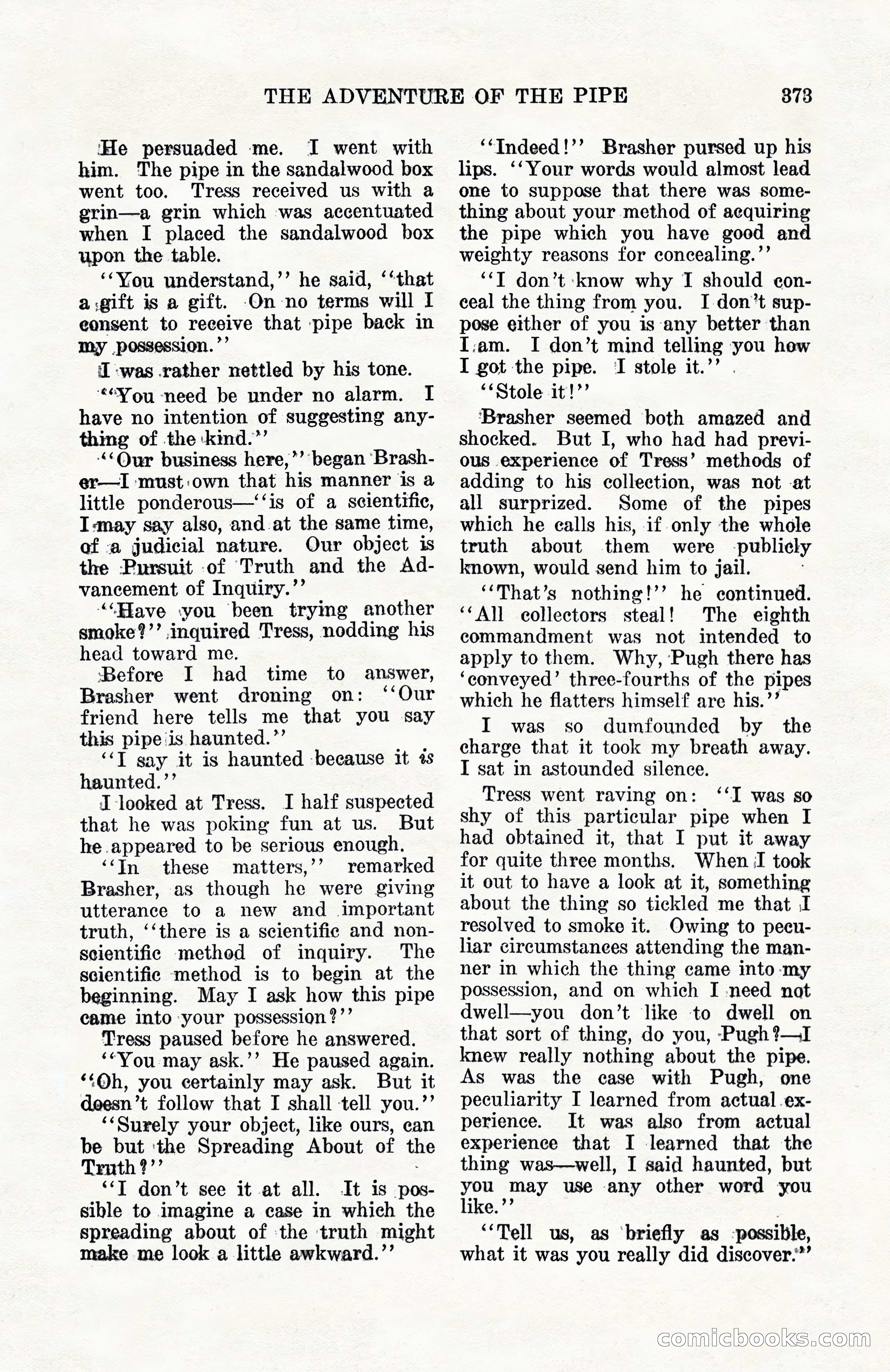 Weird Tales, Vol. 10, No. 3 — page 87 of 148