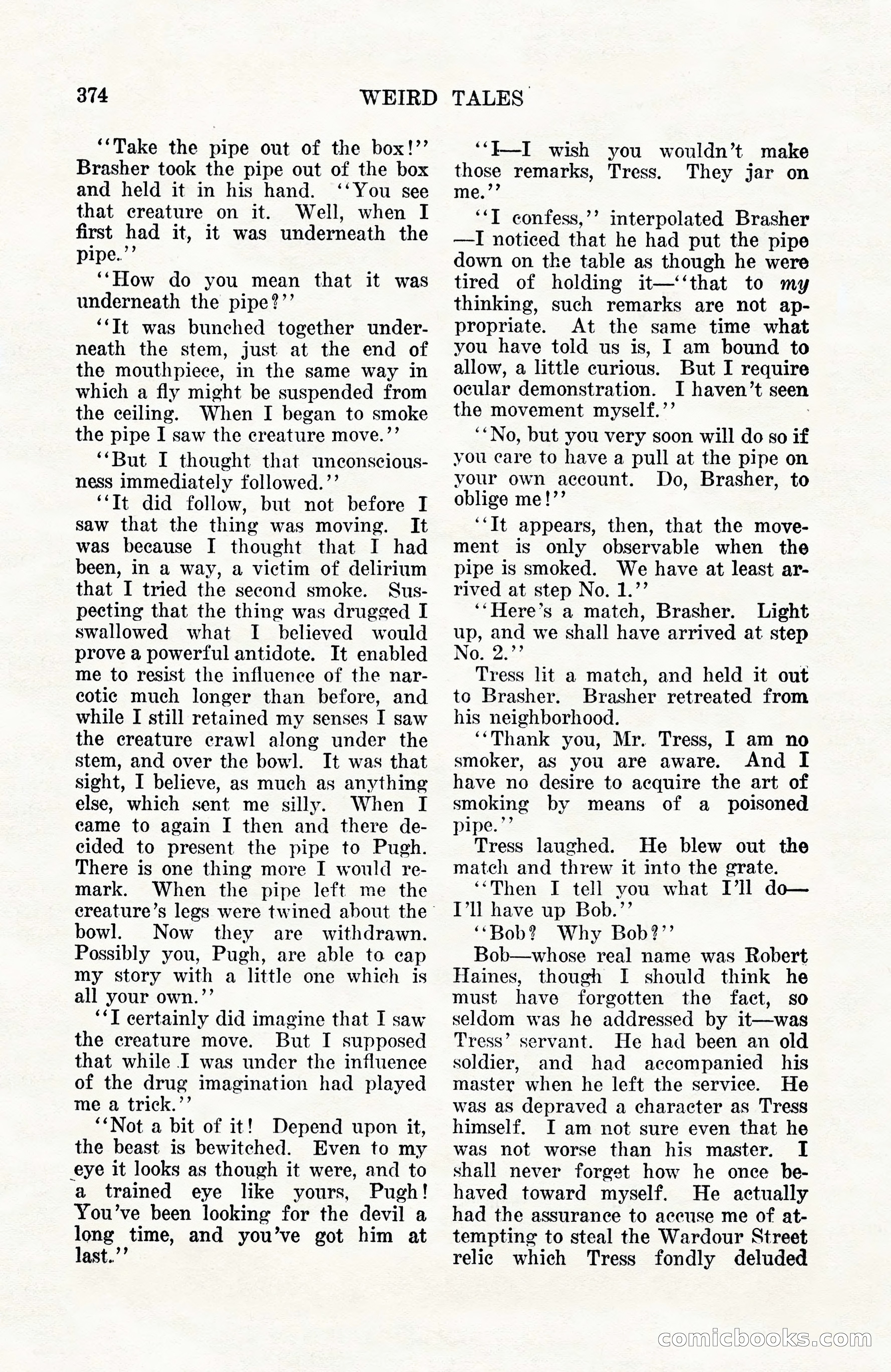 Weird Tales, Vol. 10, No. 3 — page 88 of 148