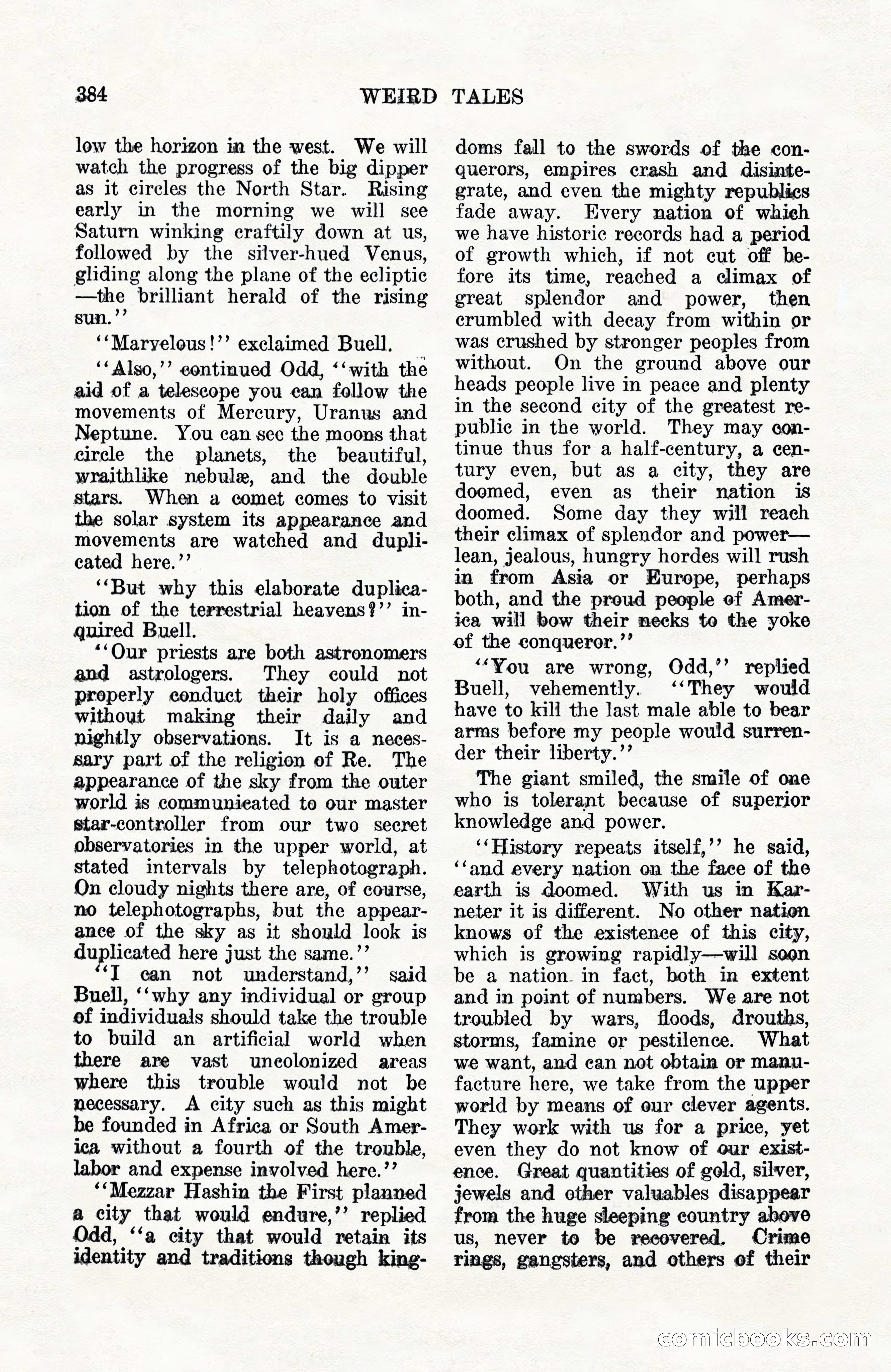 Weird Tales, Vol. 10, No. 3 — page 98 of 148