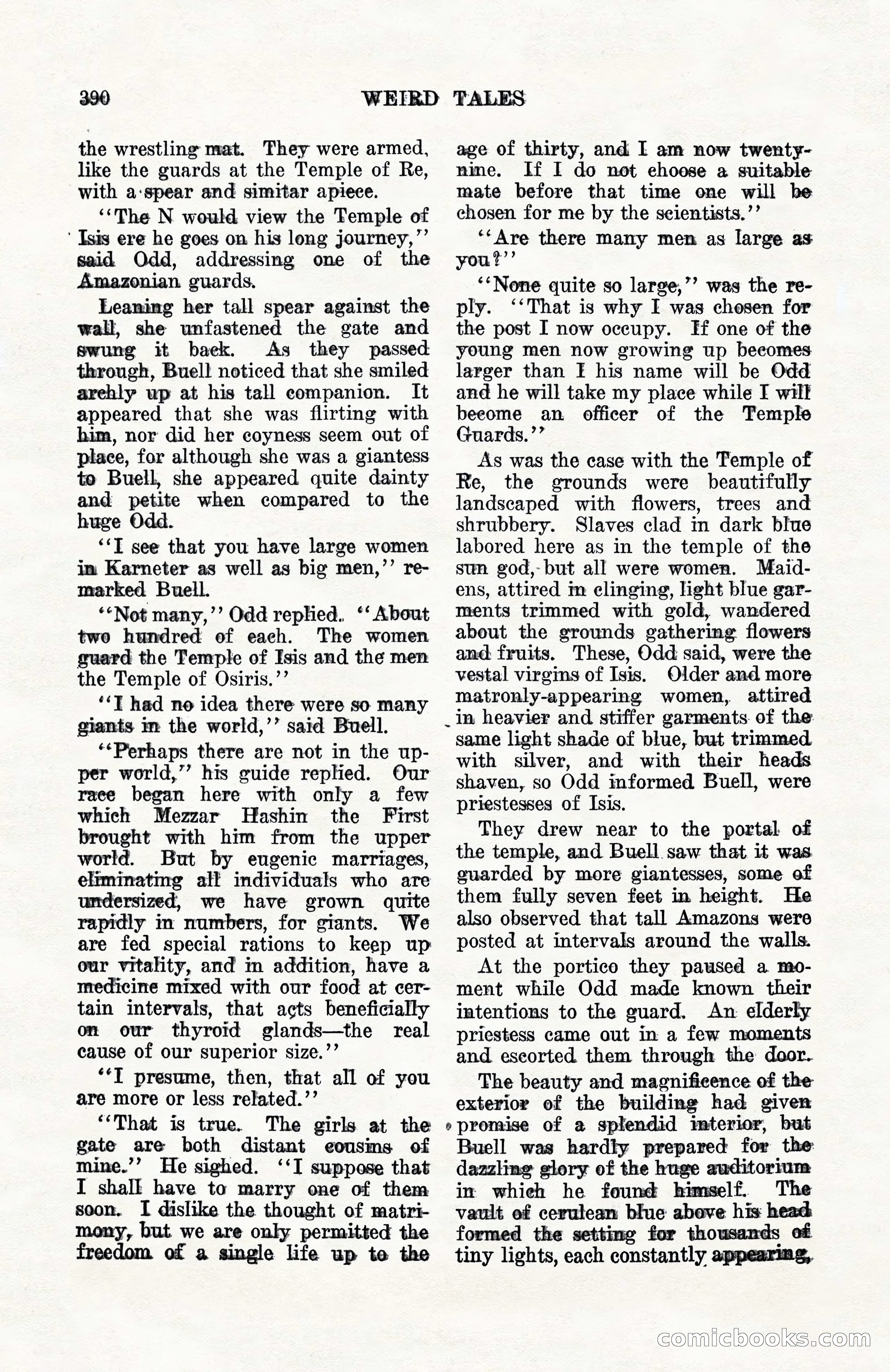 Weird Tales, Vol. 10, No. 3 — page 104 of 148