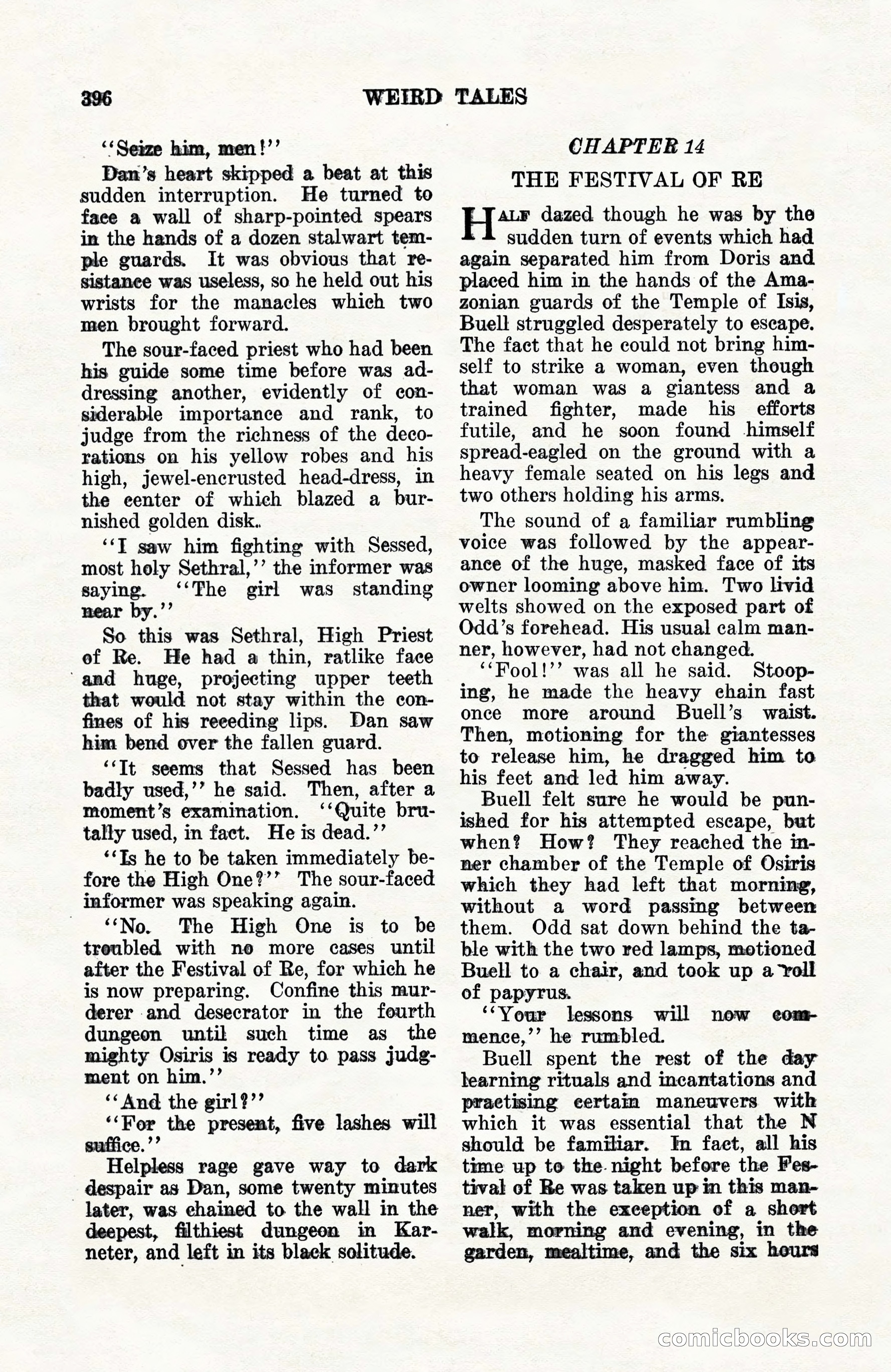 Weird Tales, Vol. 10, No. 3 — page 110 of 148