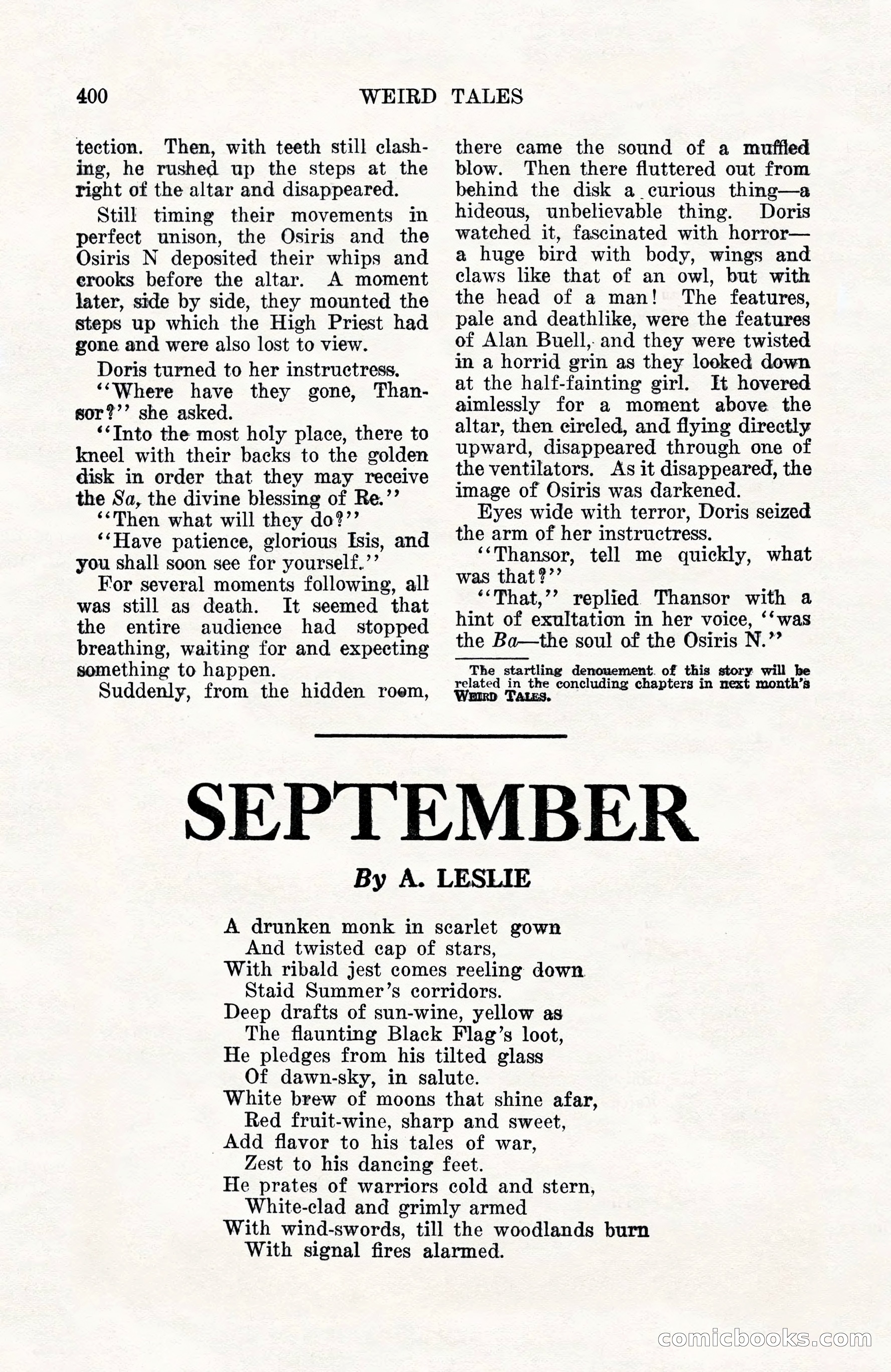 Weird Tales, Vol. 10, No. 3 — page 114 of 148