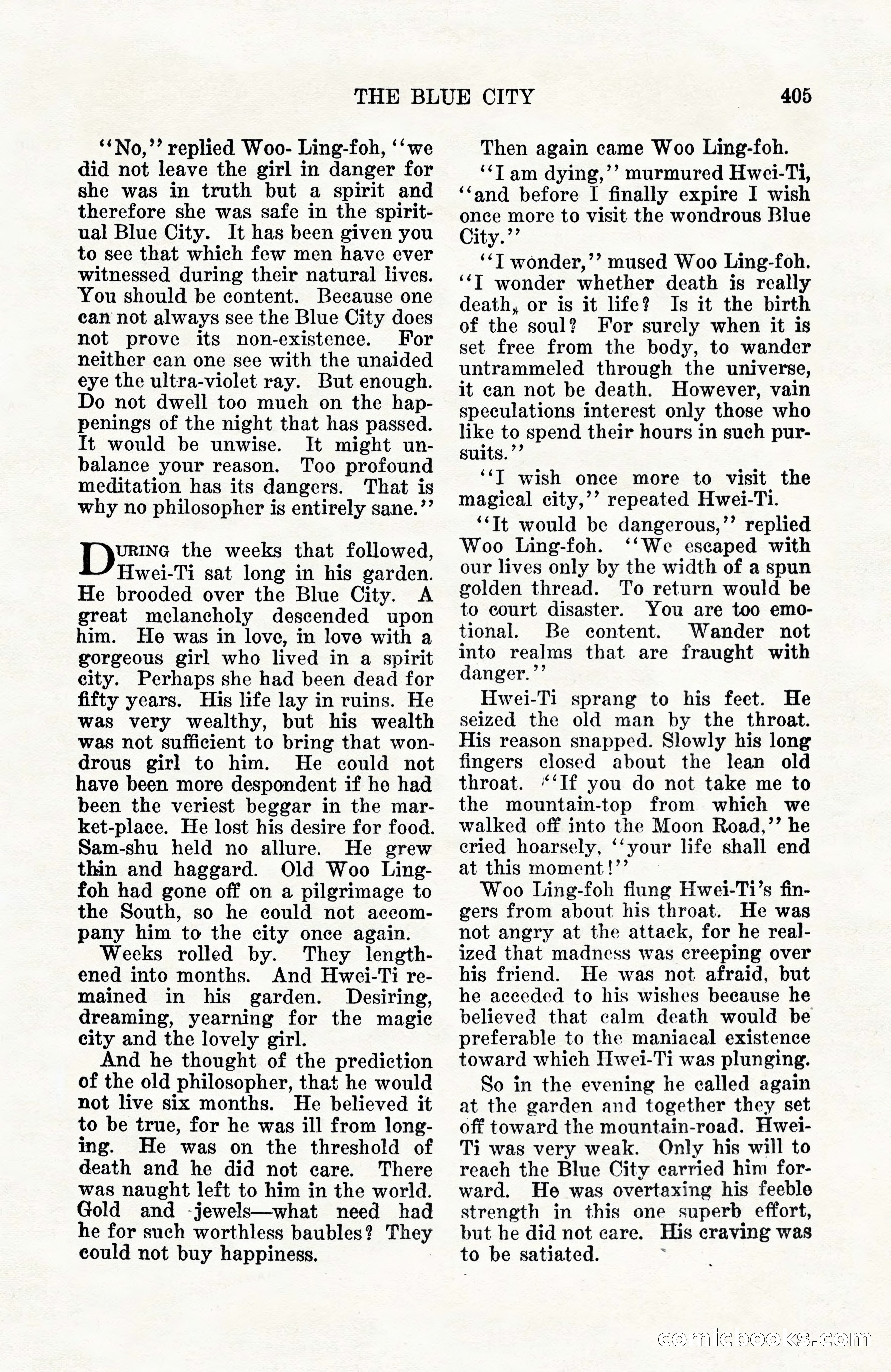 Weird Tales, Vol. 10, No. 3 — page 119 of 148
