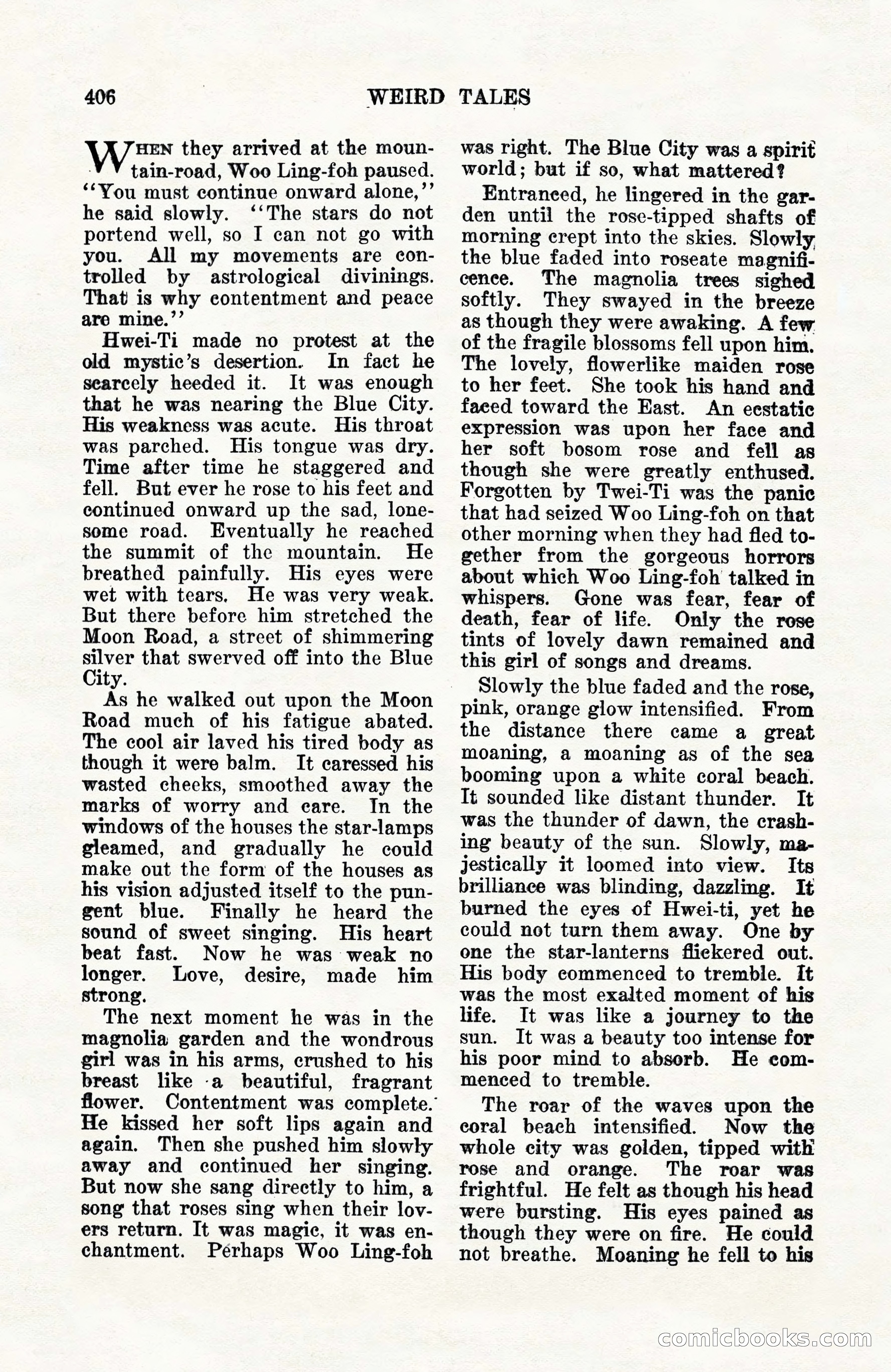 Weird Tales, Vol. 10, No. 3 — page 120 of 148