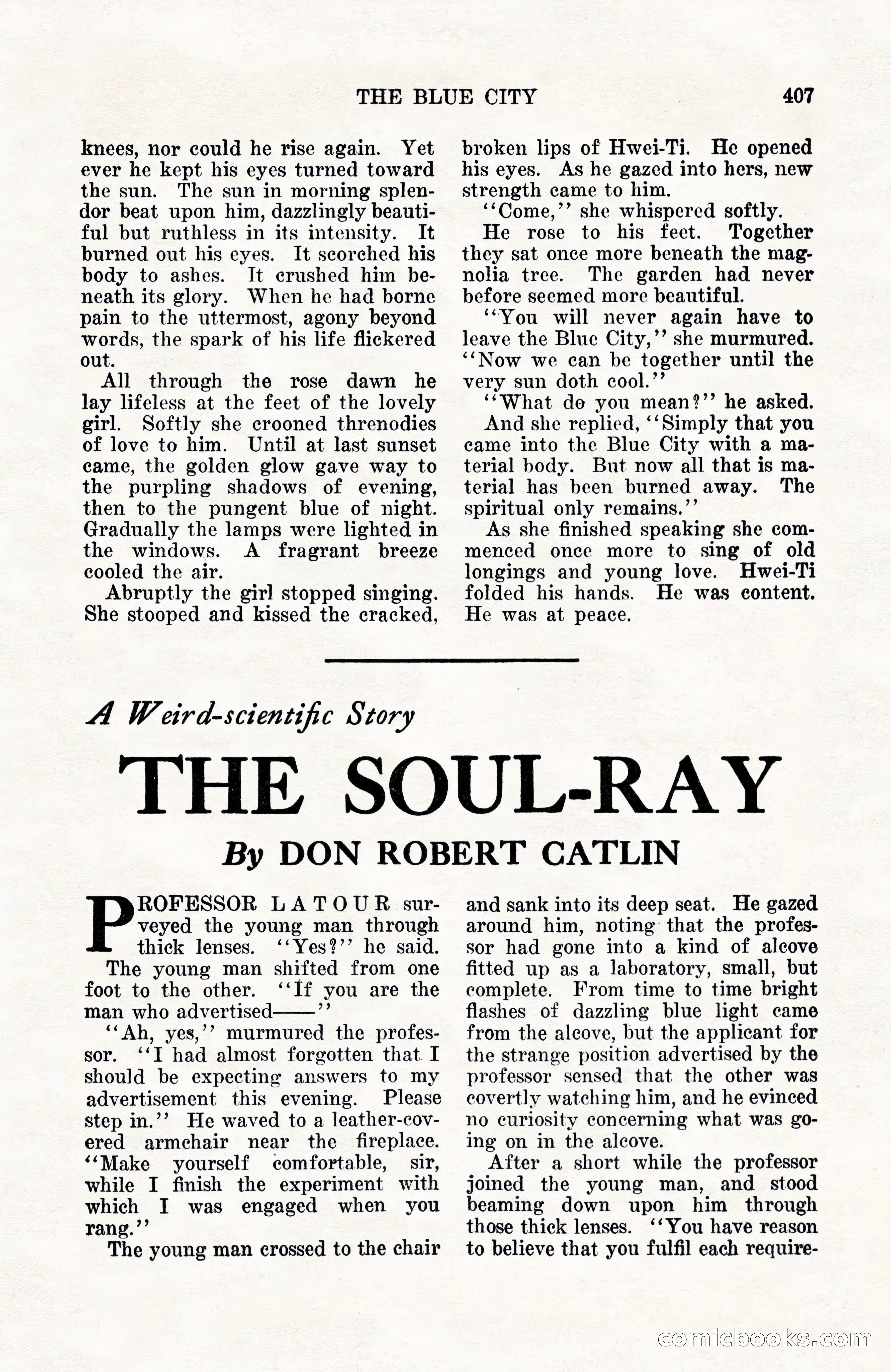 Weird Tales, Vol. 10, No. 3 — page 121 of 148