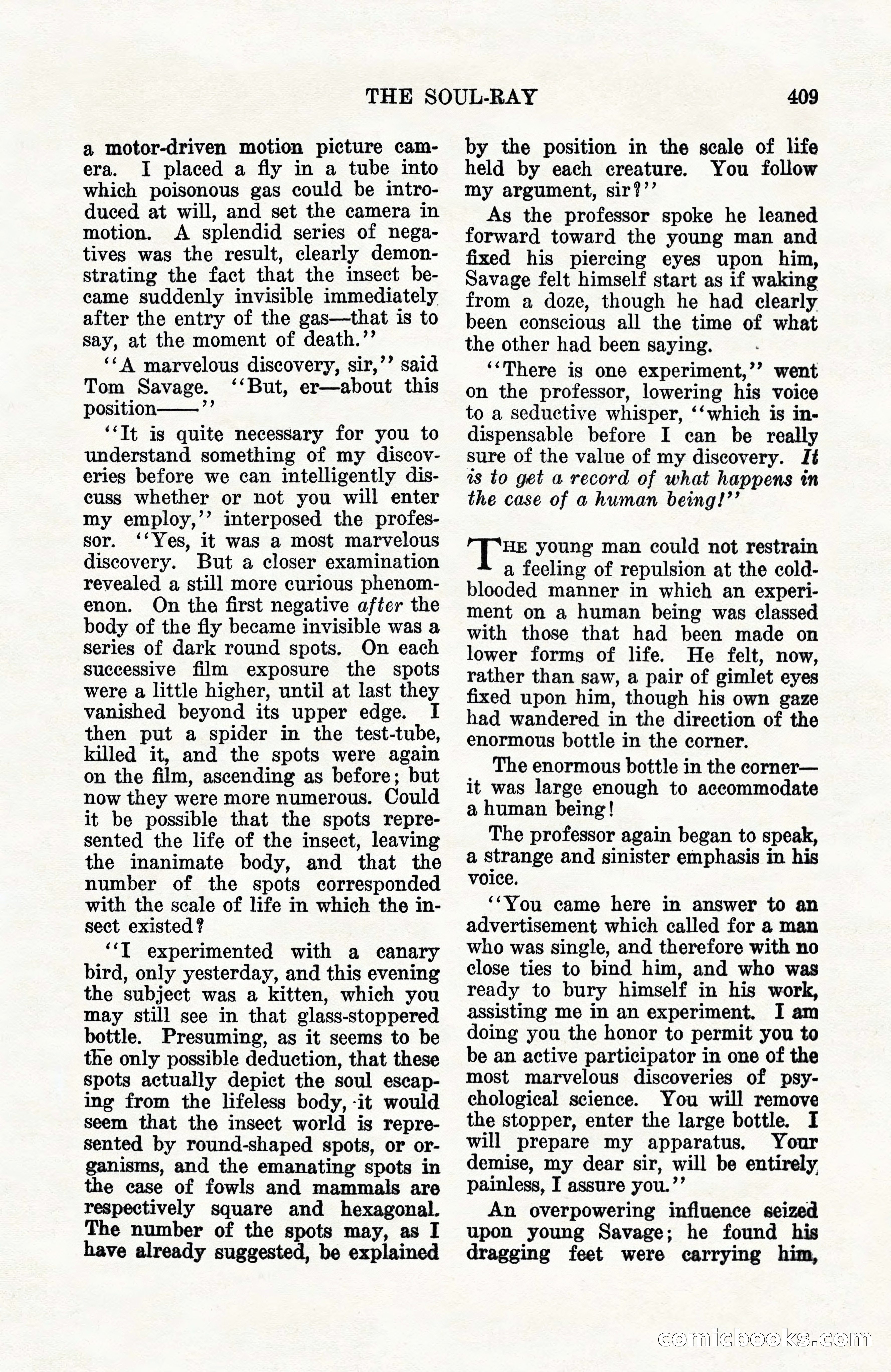 Weird Tales, Vol. 10, No. 3 — page 123 of 148