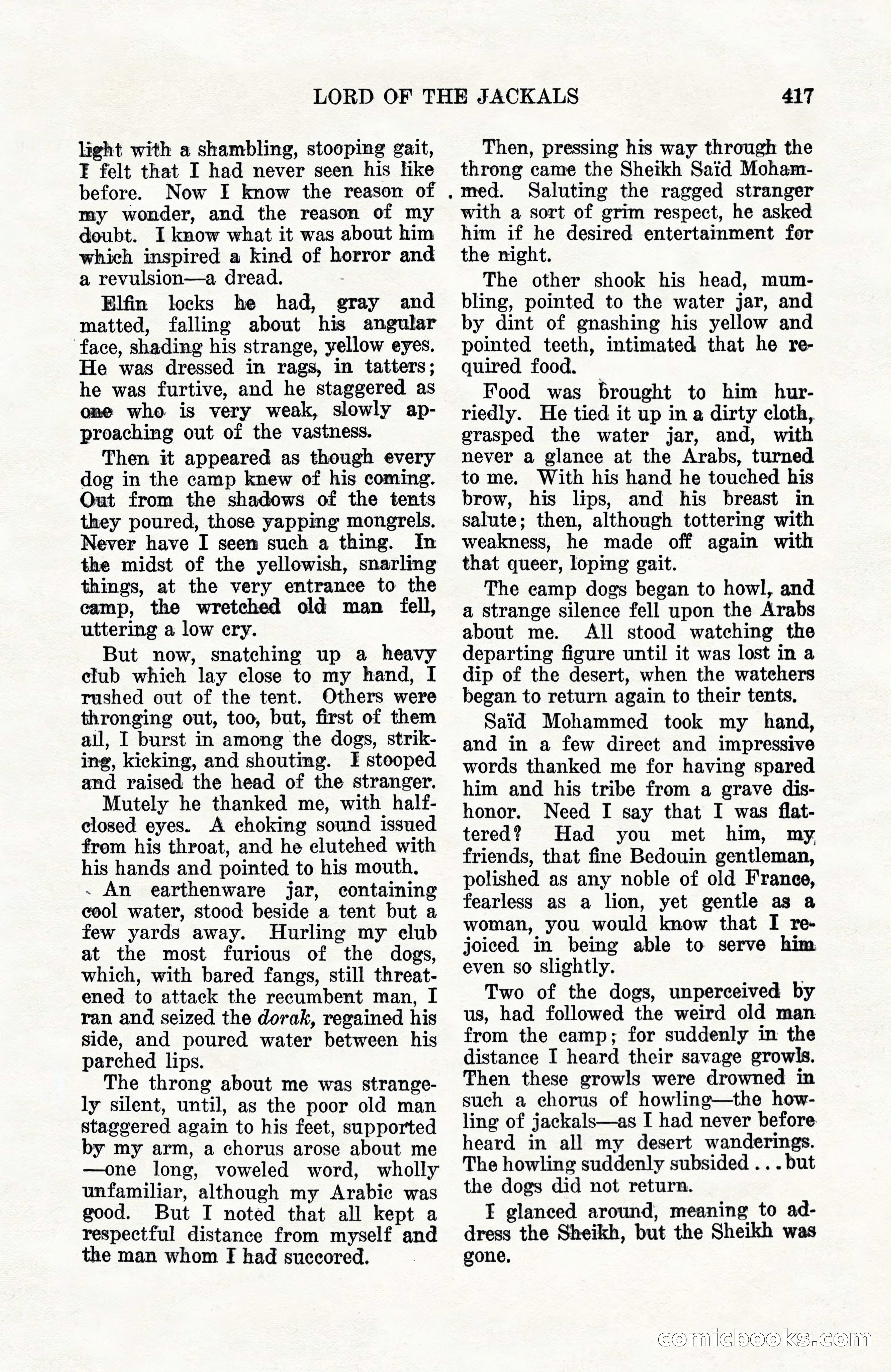 Weird Tales, Vol. 10, No. 3 — page 131 of 148