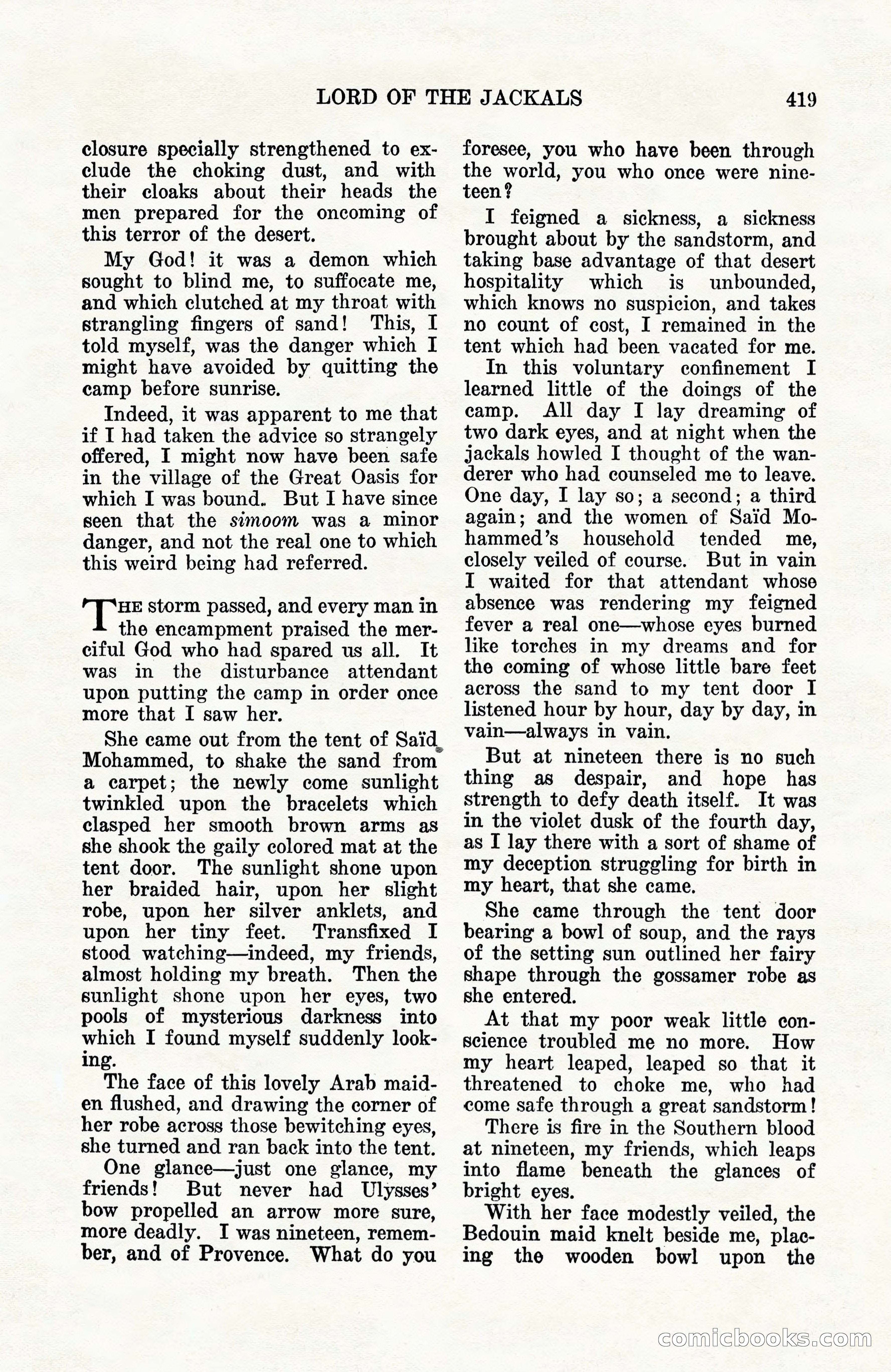 Weird Tales, Vol. 10, No. 3 — page 133 of 148