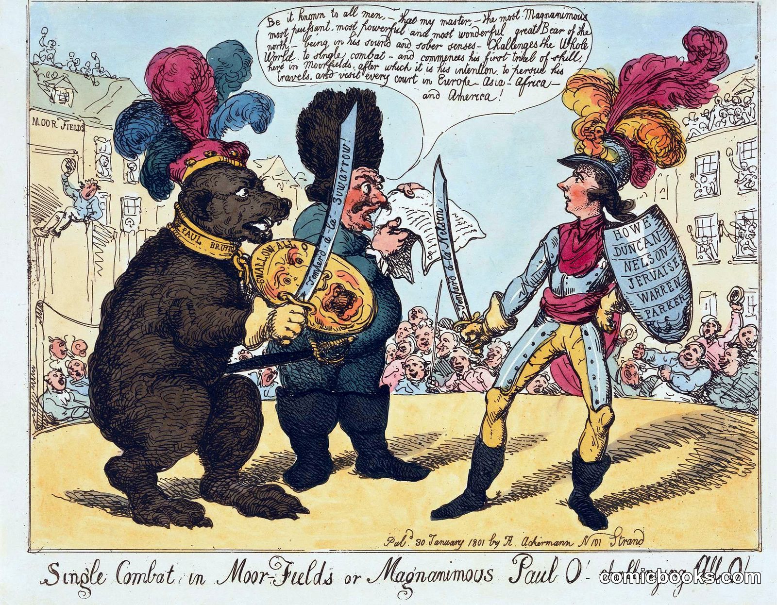 English caricature by Thomas Rowlandson