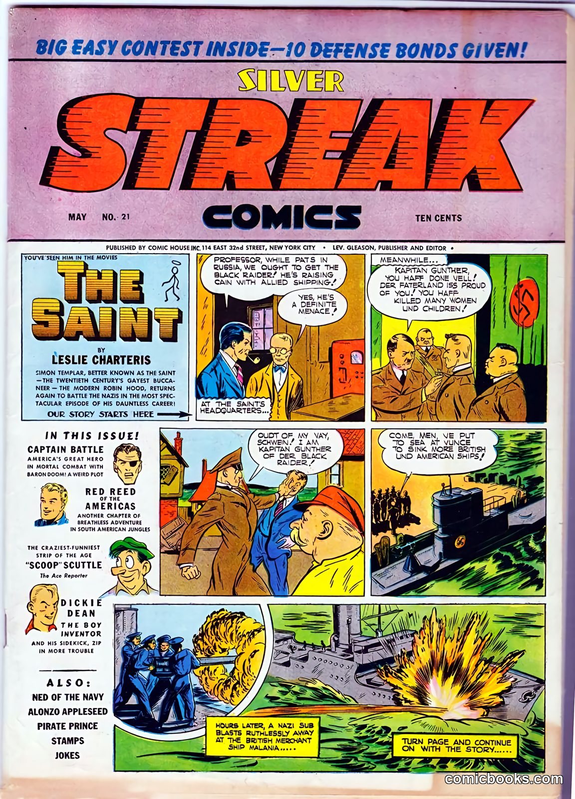 Silver Streak Comics (Daredevil) by Lev Gleason