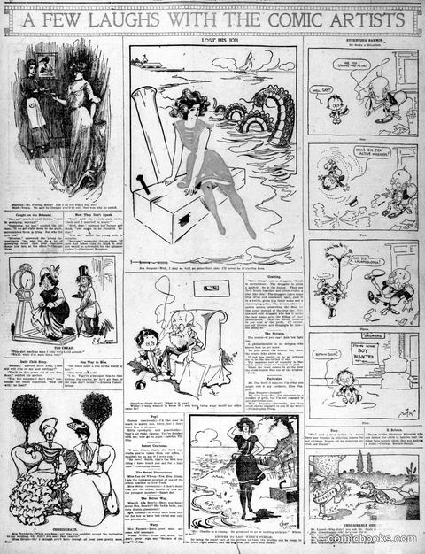 A Few Laughs with the Comic Artists