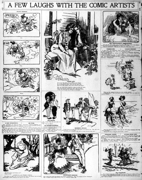 A Few Laughs with the Comic Artists