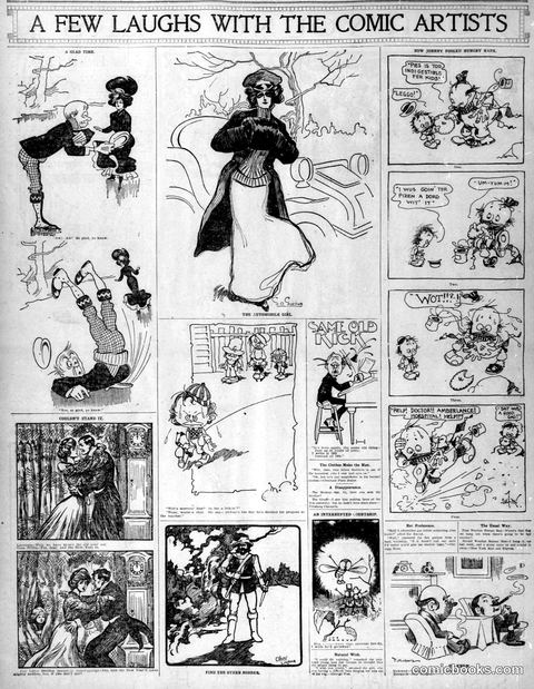 A Few Laughs with the Comic Artists