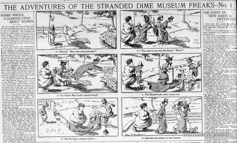 The Adventures of the Stranded Dime Museum Freaks, No. 1