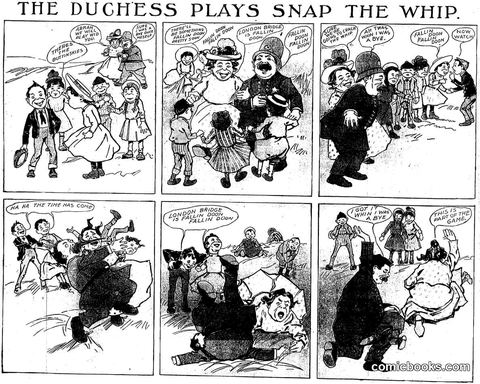 The Duchess Plays Snap the Whip