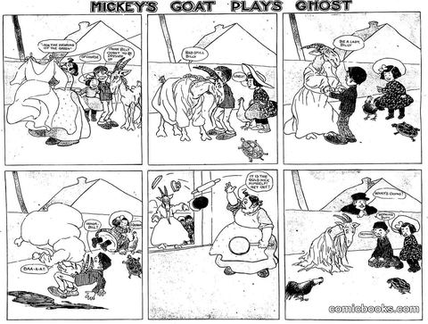 Mickey's Goat Plays Ghost