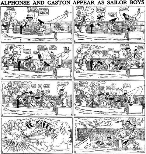 Alphonse and Gaston Appear as Sailor Boys