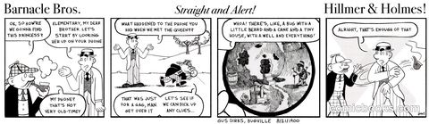 Comic Strip Page: Three Strips Combined