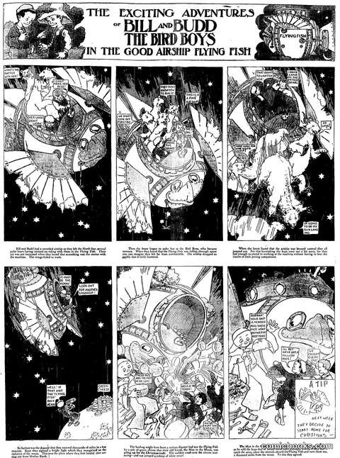 Bill and Budd, the Bird Boys in the Good Airship Flying Fish
