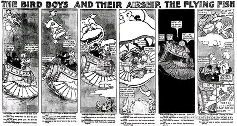 The Bird Boys and Their Airship, The Flying Fish