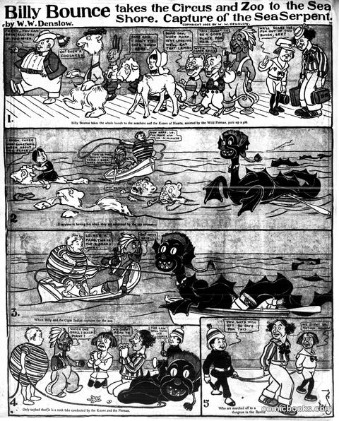 Billy Bounce Takes the Circus and Zoo to the Seashore: Capture of the Sea Serpent