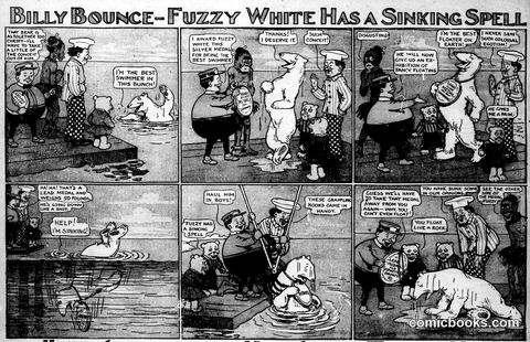Billy Bounce: Fuzzy White Has a Sinking Spell
