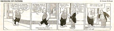 Bringing Up Father — 9 April 1925