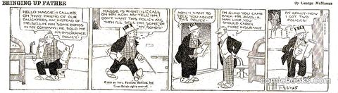 Bringing Up Father — 25 July 1925