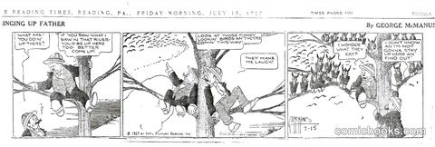 Bringing Up Father — July 15, 1927