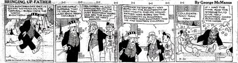 Bringing Up Father — 31 July 1929